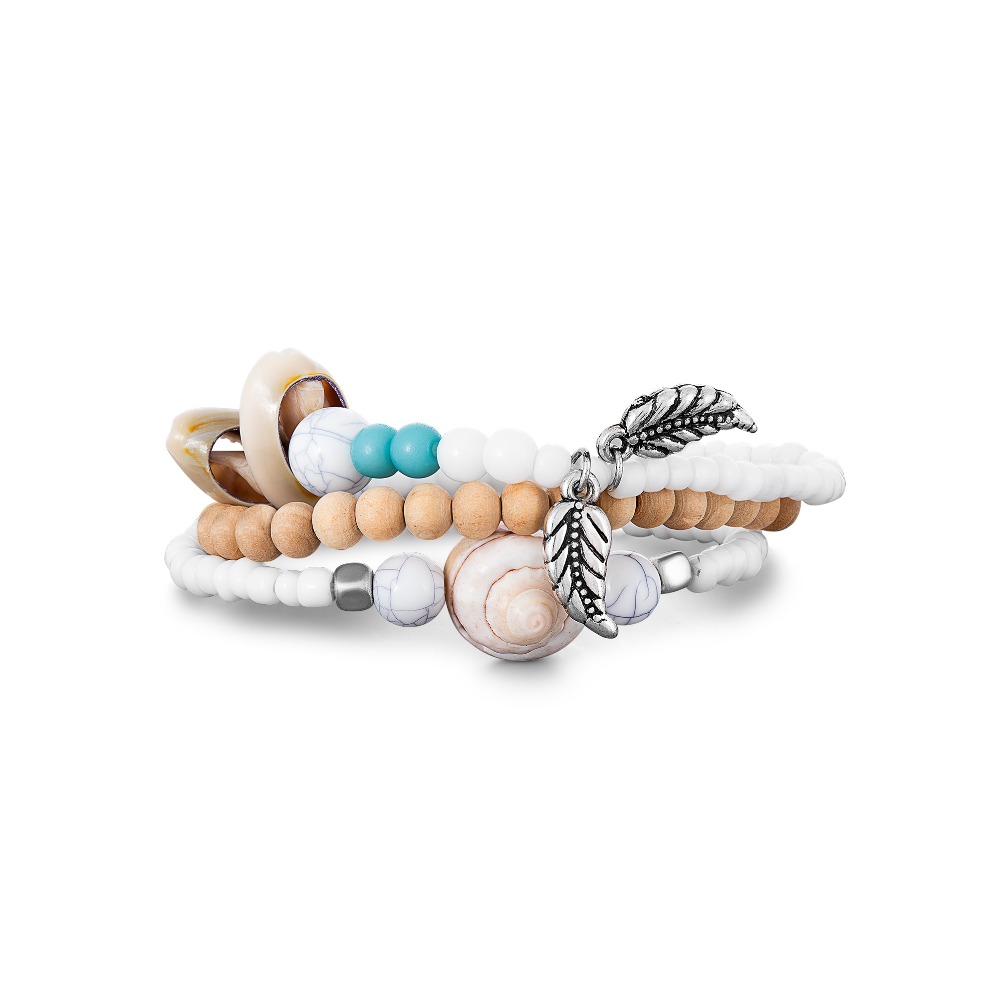 Steuer Modeschmuck Armband Set aus Strech-Armbändern mit - Main Image