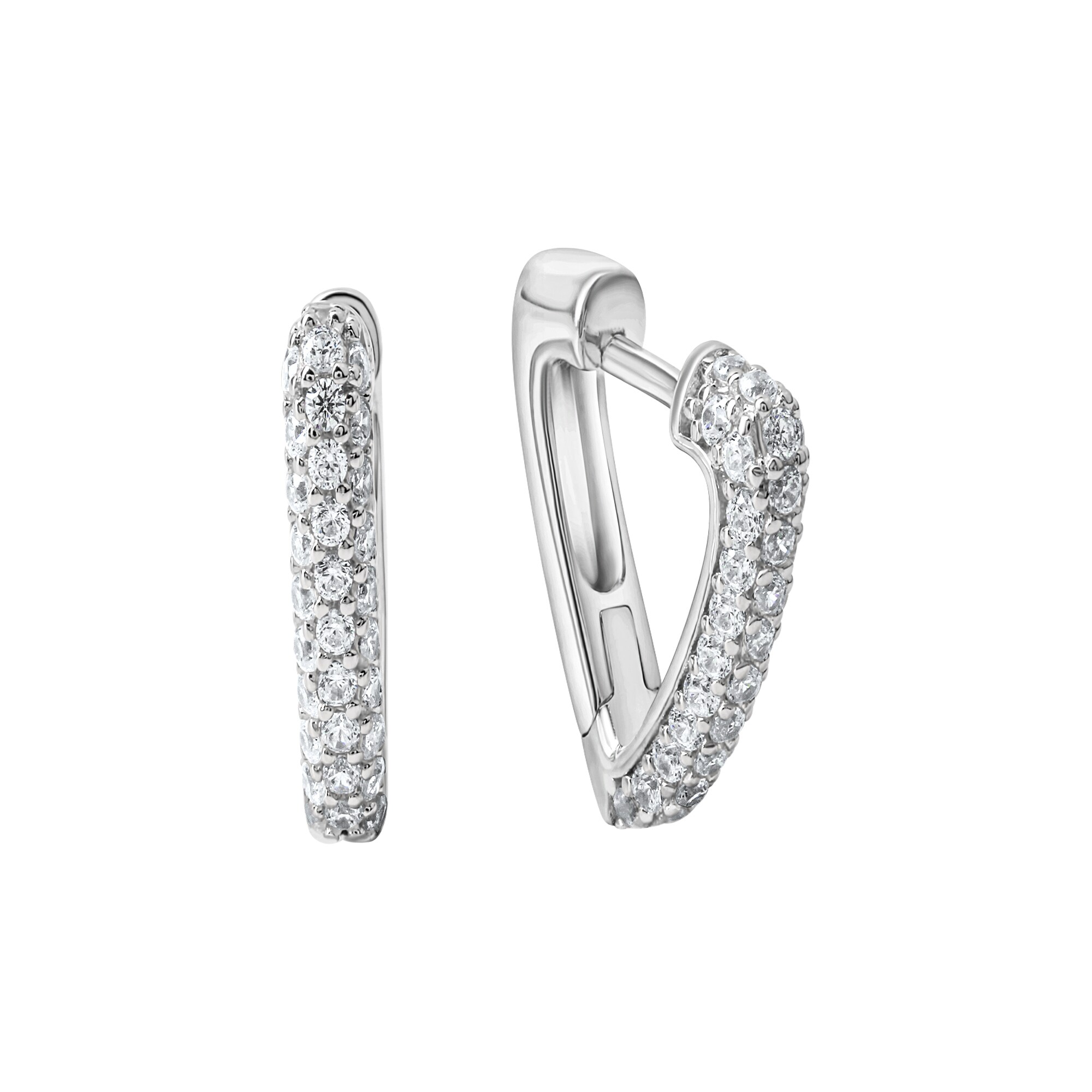 Celesta Silber Ohrschmuck 925 Silber wei&szlig;e Zirkonia - Bild 1