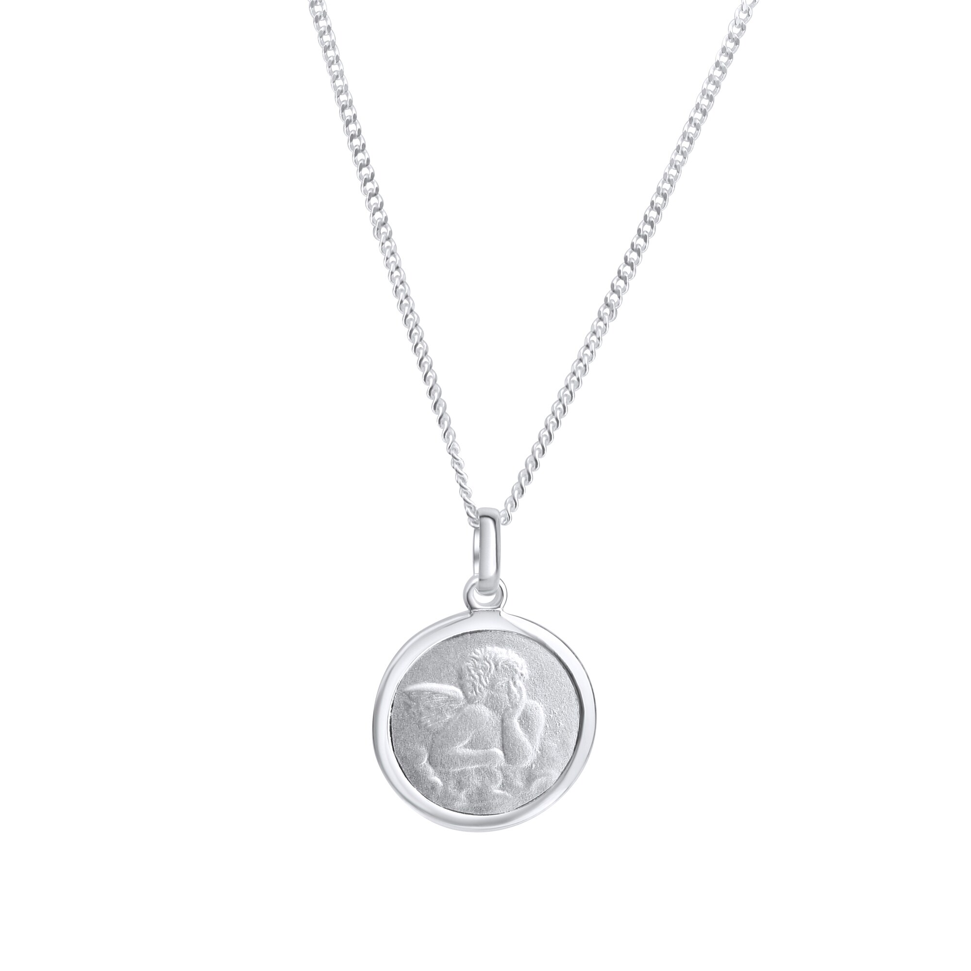 Zeeme for Kids Halskette Silber 925 Engel-Motiv 36/38cm - Bild 1
