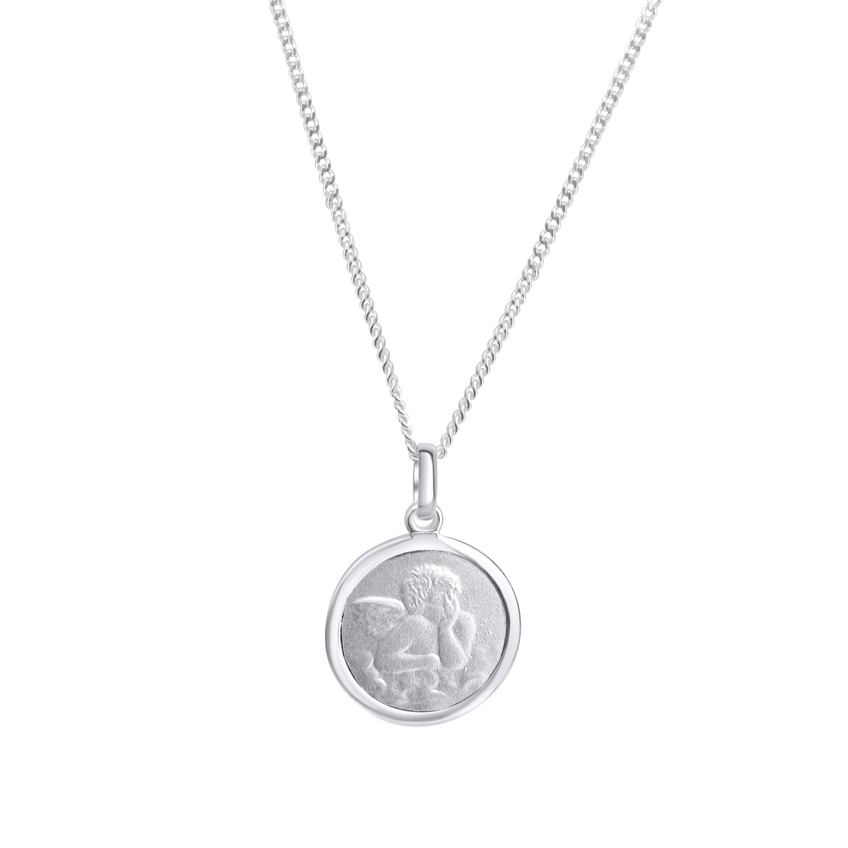 Zeeme for Kids Halskette Silber 925 Engel-Motiv 36/38cm | 04006046136013