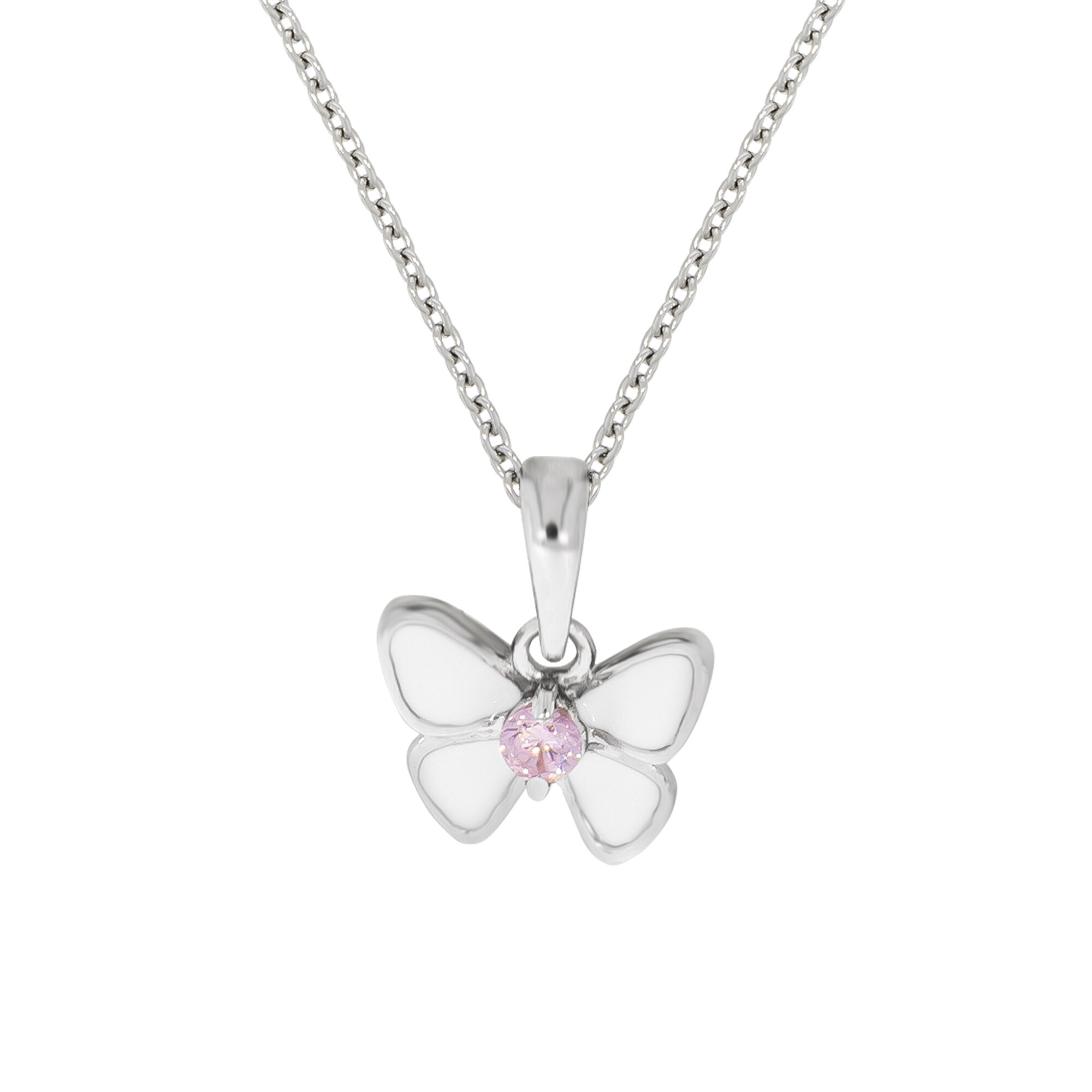 Zeeme for Kids Halskette 925 Sterling Silber Schmetterling-Motiv - Bild 1