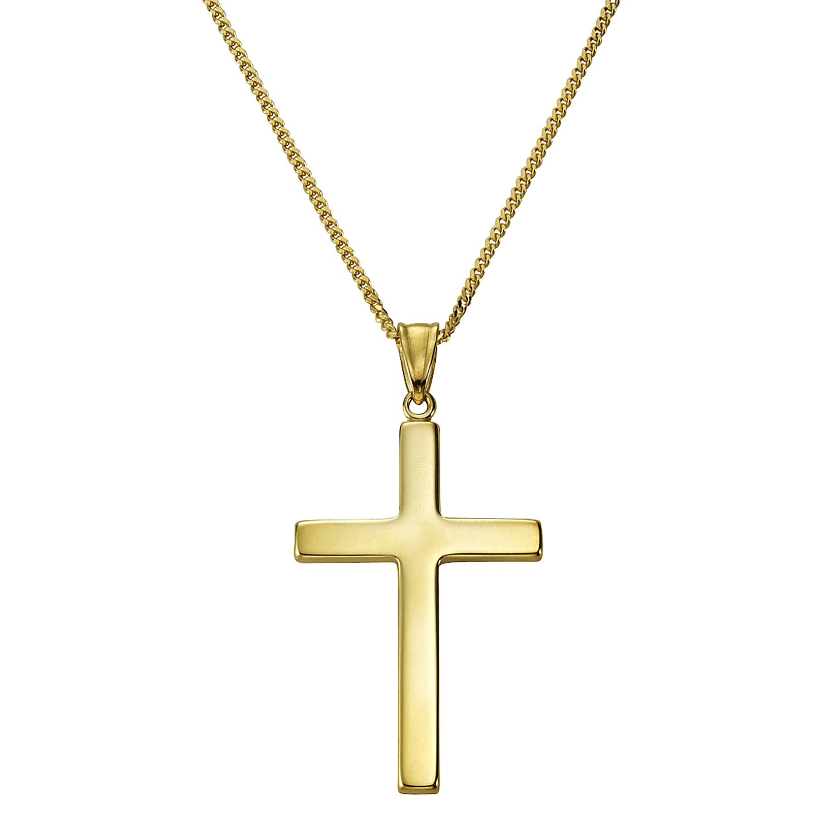 Fascination by Ellen K. Halskette Gold 333 mit Motiv Kreuz | 04006046134545