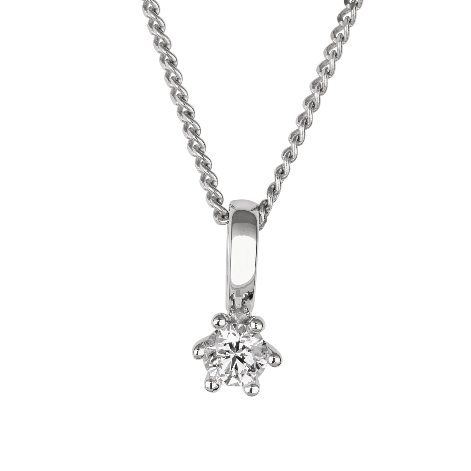 Orolino Halskette Gold 585 mit natürlichem Brillant 0,20ct. | 04006046269315