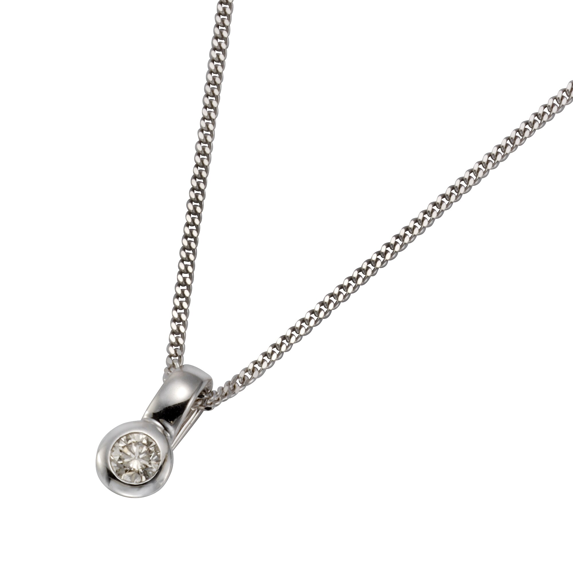 Diamonds by Ellen K. Halskette 585 Gold Brillant 0,20ct. - Bild 1