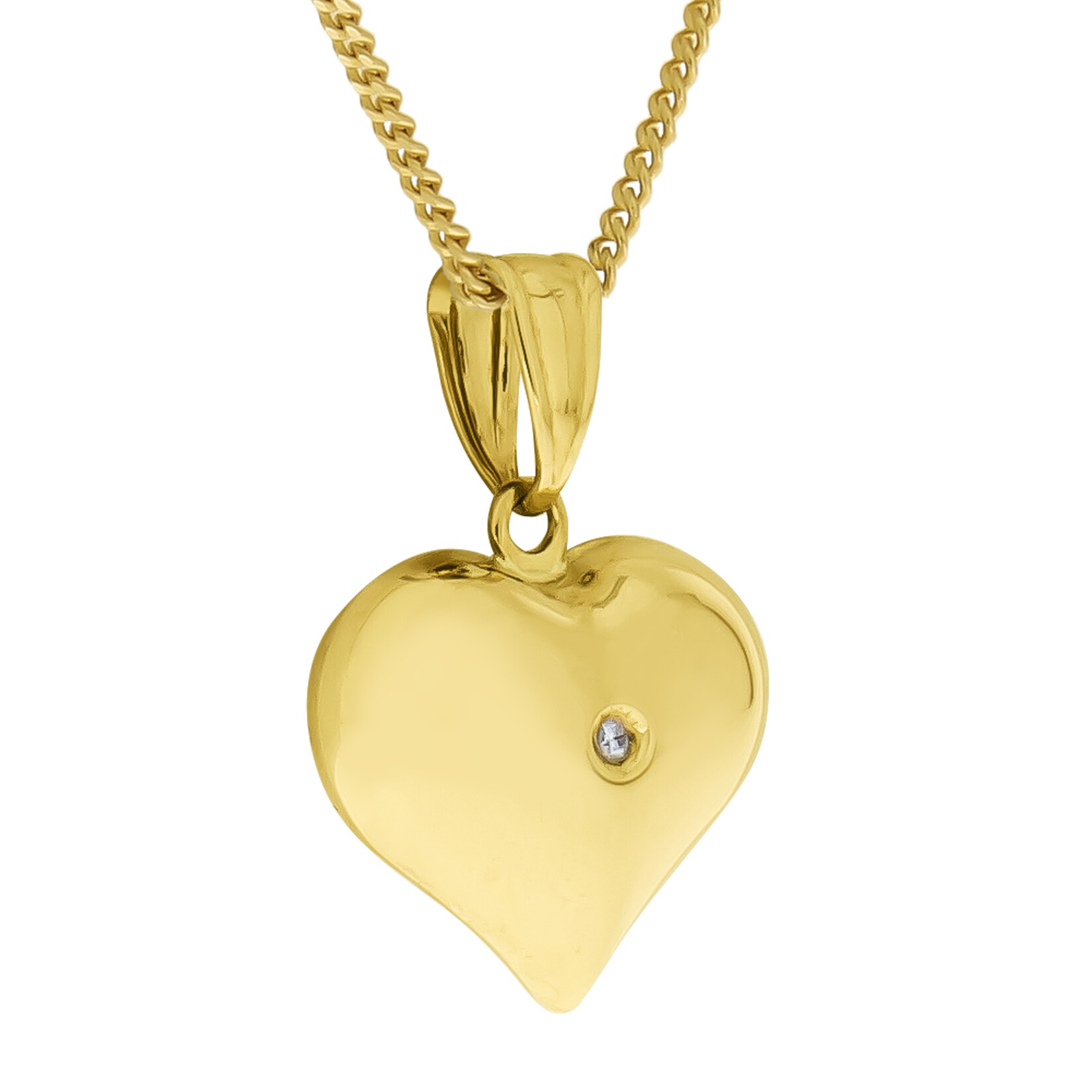 Diamonds by Ellen K. Anhänger mit Kette 375/- Gelbgold Diamant 0,005ct. | 04006046344036