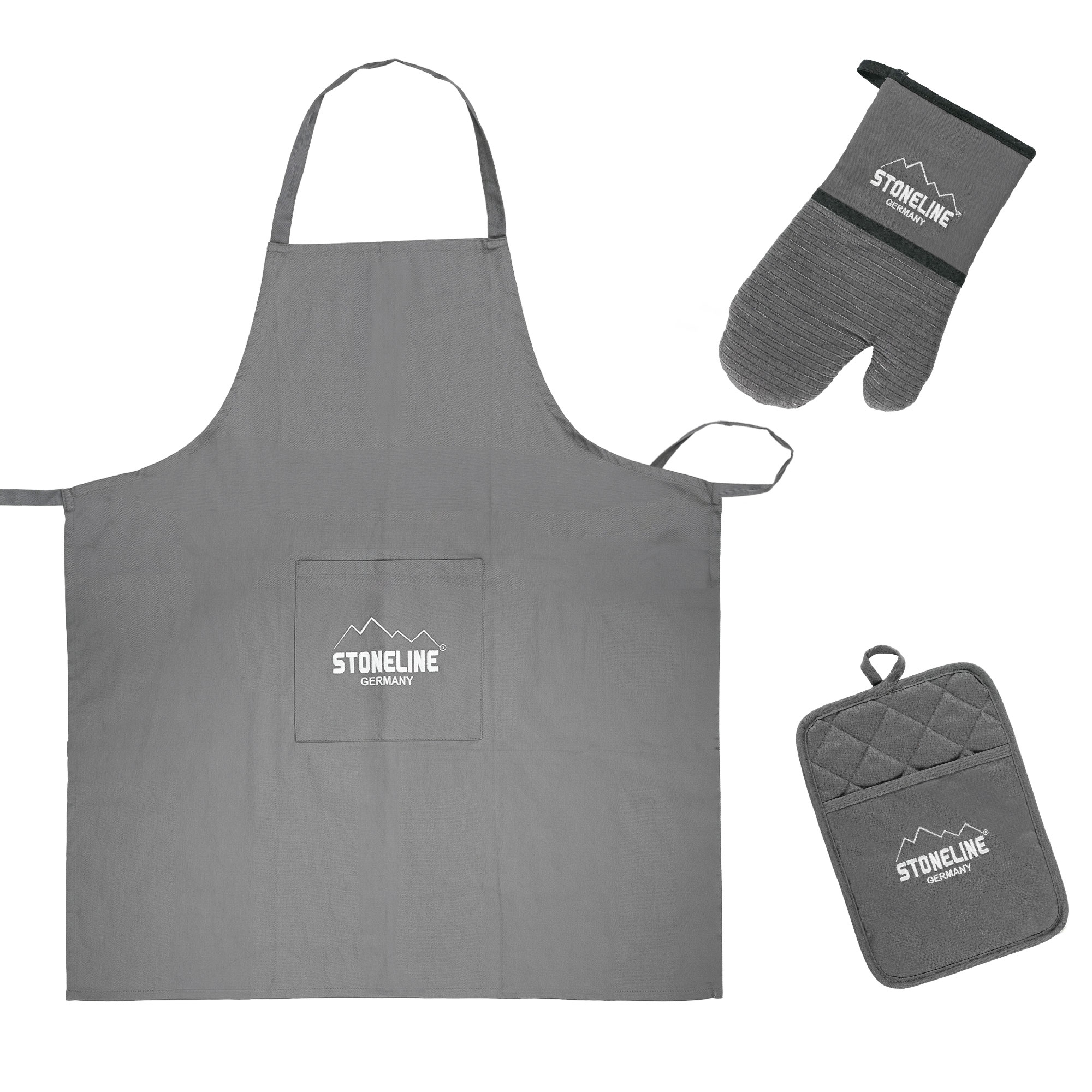STONELINE 3tlg Set Ofenhandschuh - Bild 1