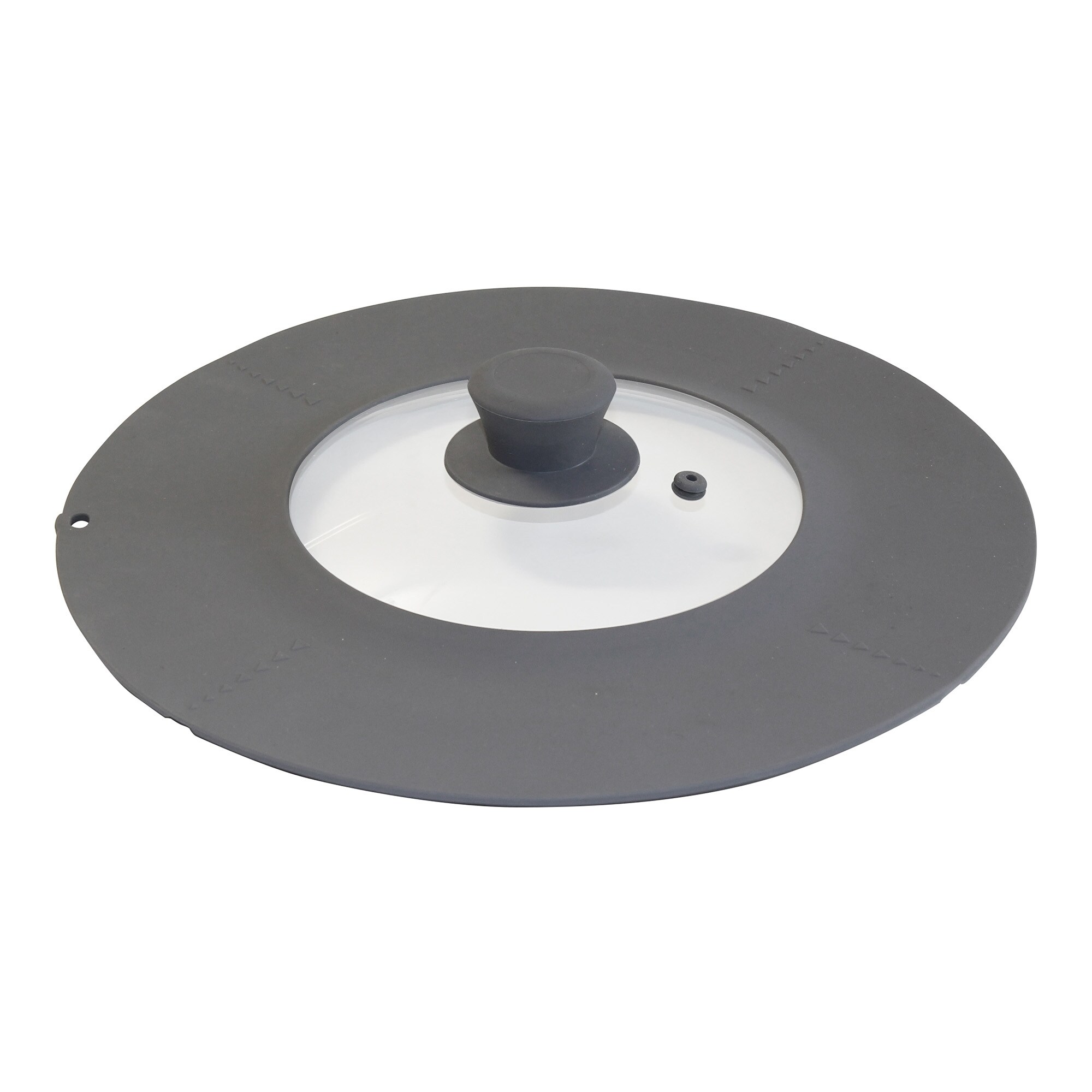 STONELINE&reg; Universal Glasdeckel, mit Silikonrand f&uuml;r einen Durchmesser von 16/18/20/22/24/26/28 cm - Bild 1