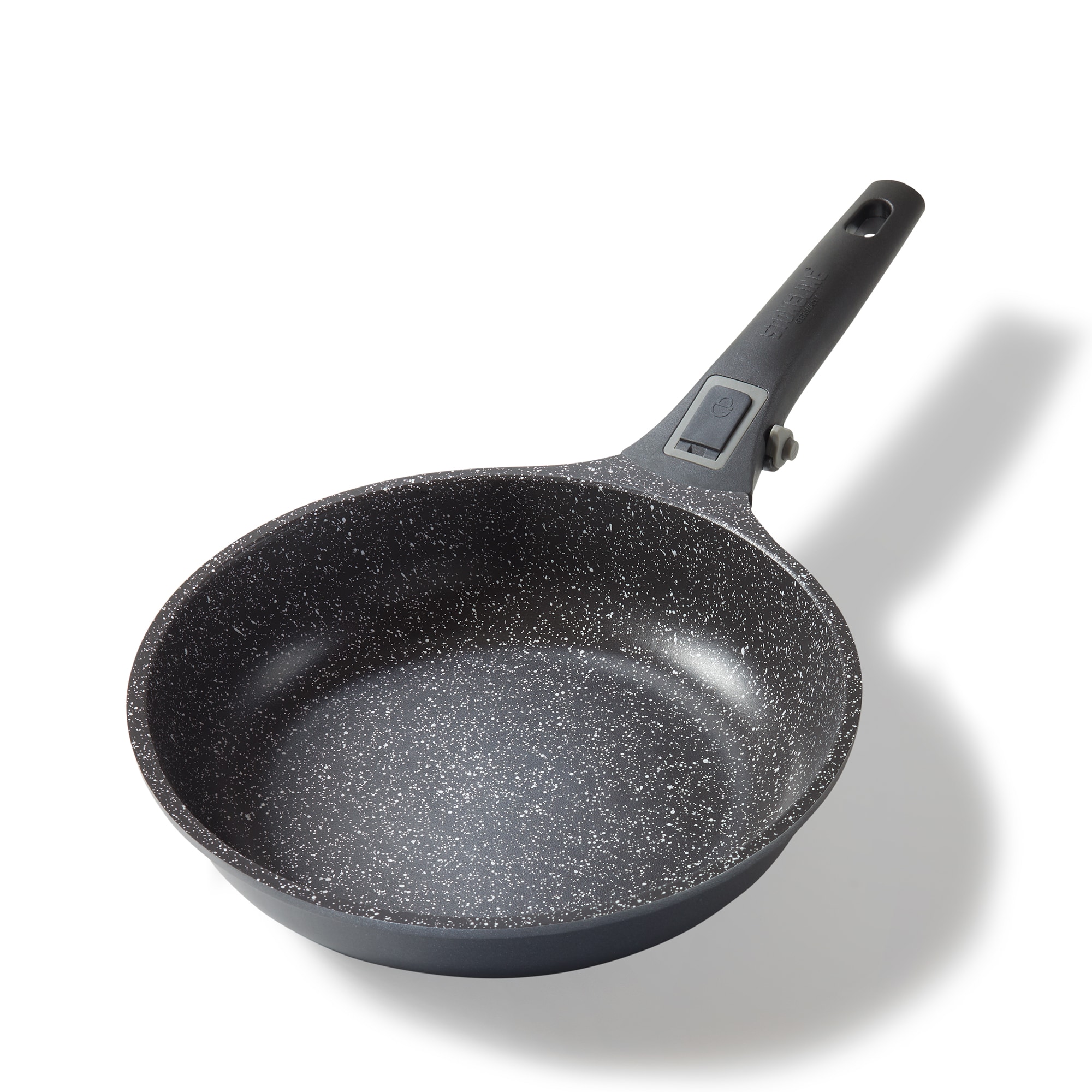 Stoneline SMART Bratpfanne 24cm, mit abnehmbarem Griff, Induktion, Aluguss, Pfanne mit echten Steinpartikeln beschichtet, Ohne Fett & &Ouml;l kochen und braten - Bild 1