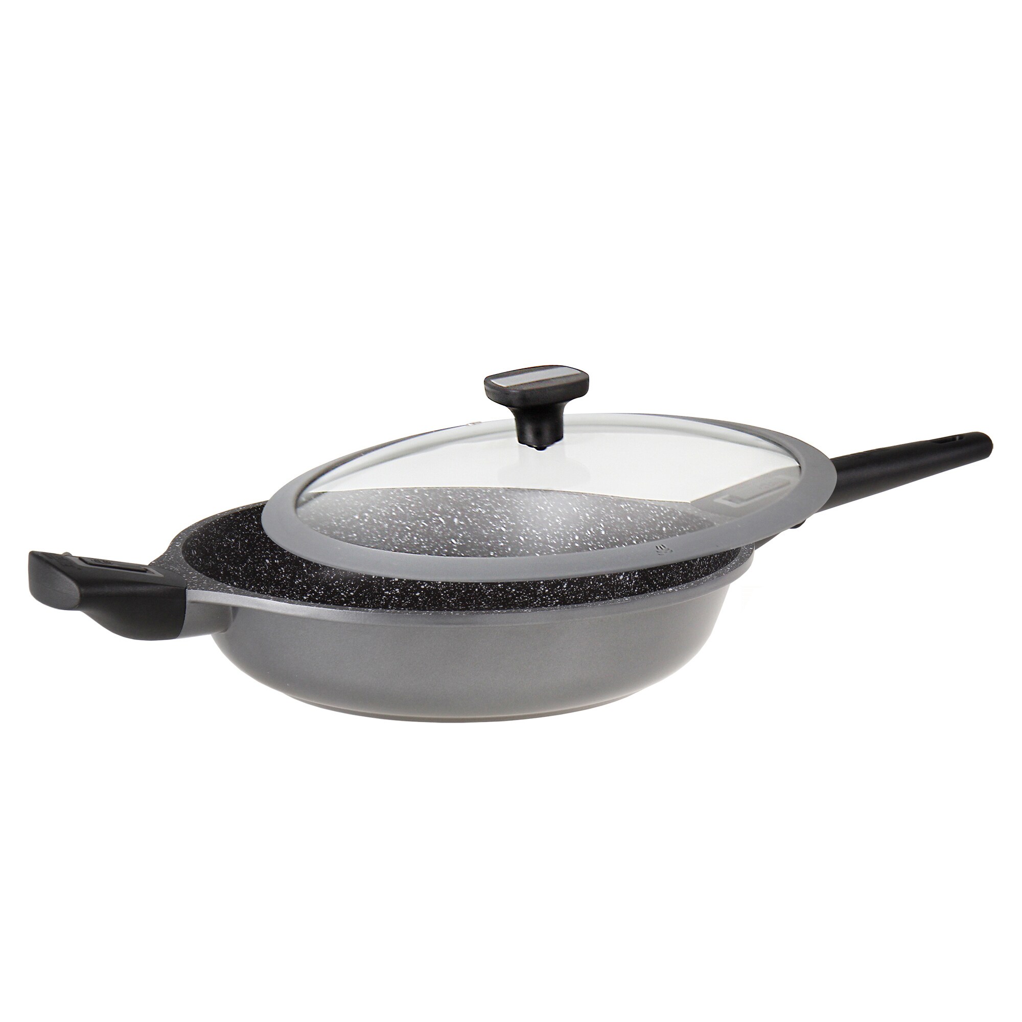 STONELINE&reg; Imagination PLUS Schmorpfanne 28 cm, mit abnehmbaren Griffen, mit Glasdeckel - Bild 1