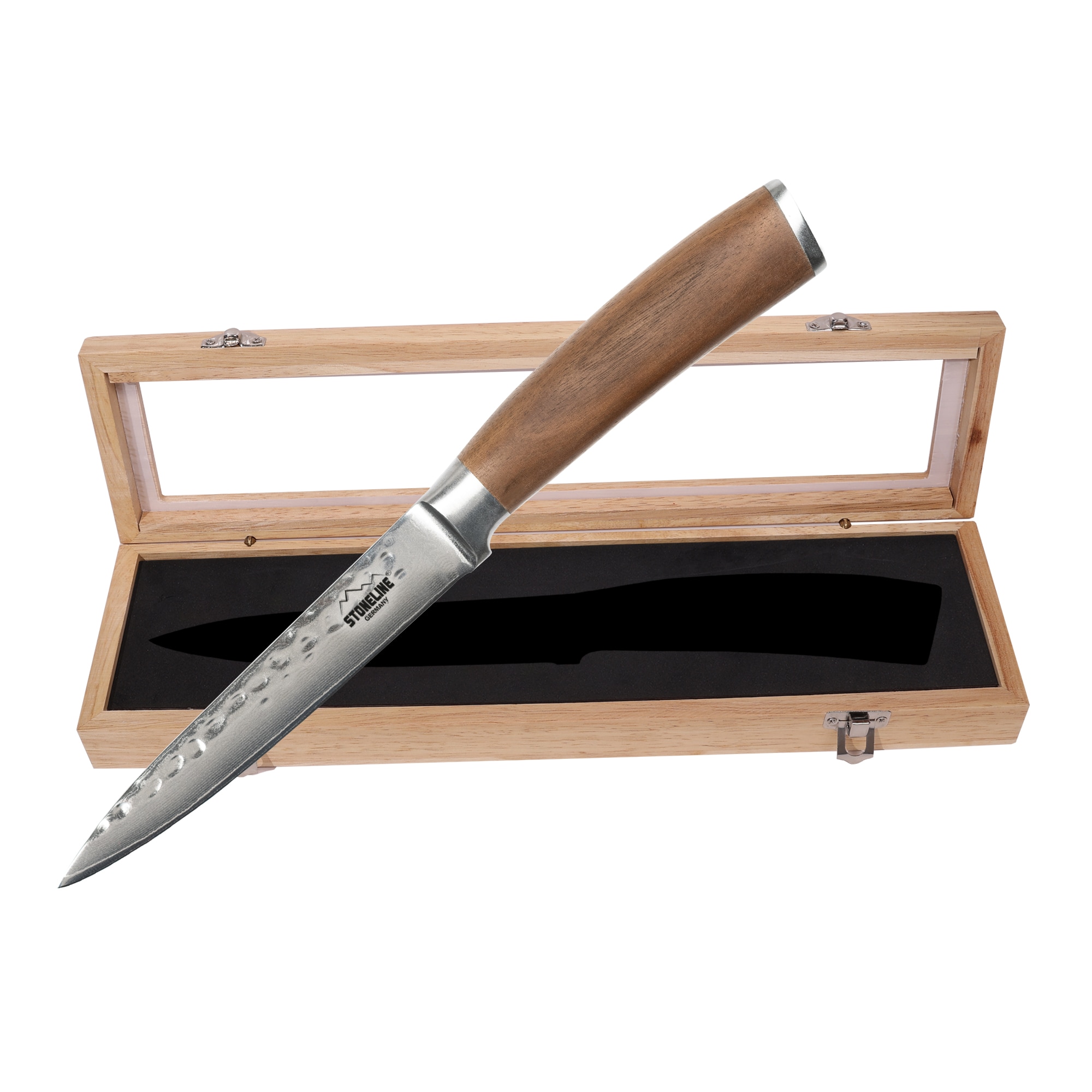 STONELINE&reg; Hammerschlag Allzweckmesser 24 cm, aus Damaszenerstahl - Bild 1