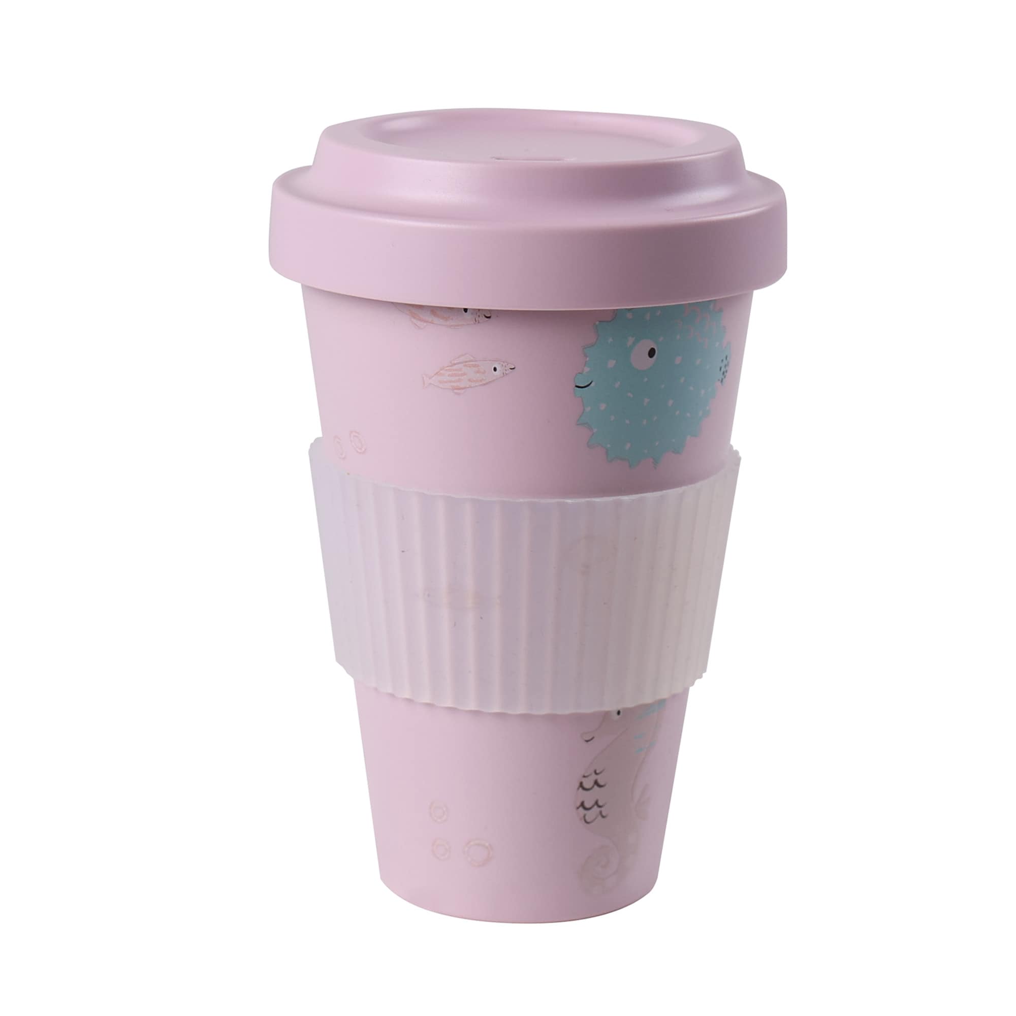 Kaffeebecher to-go, 400 ml, ros&eacute; - Bild 1