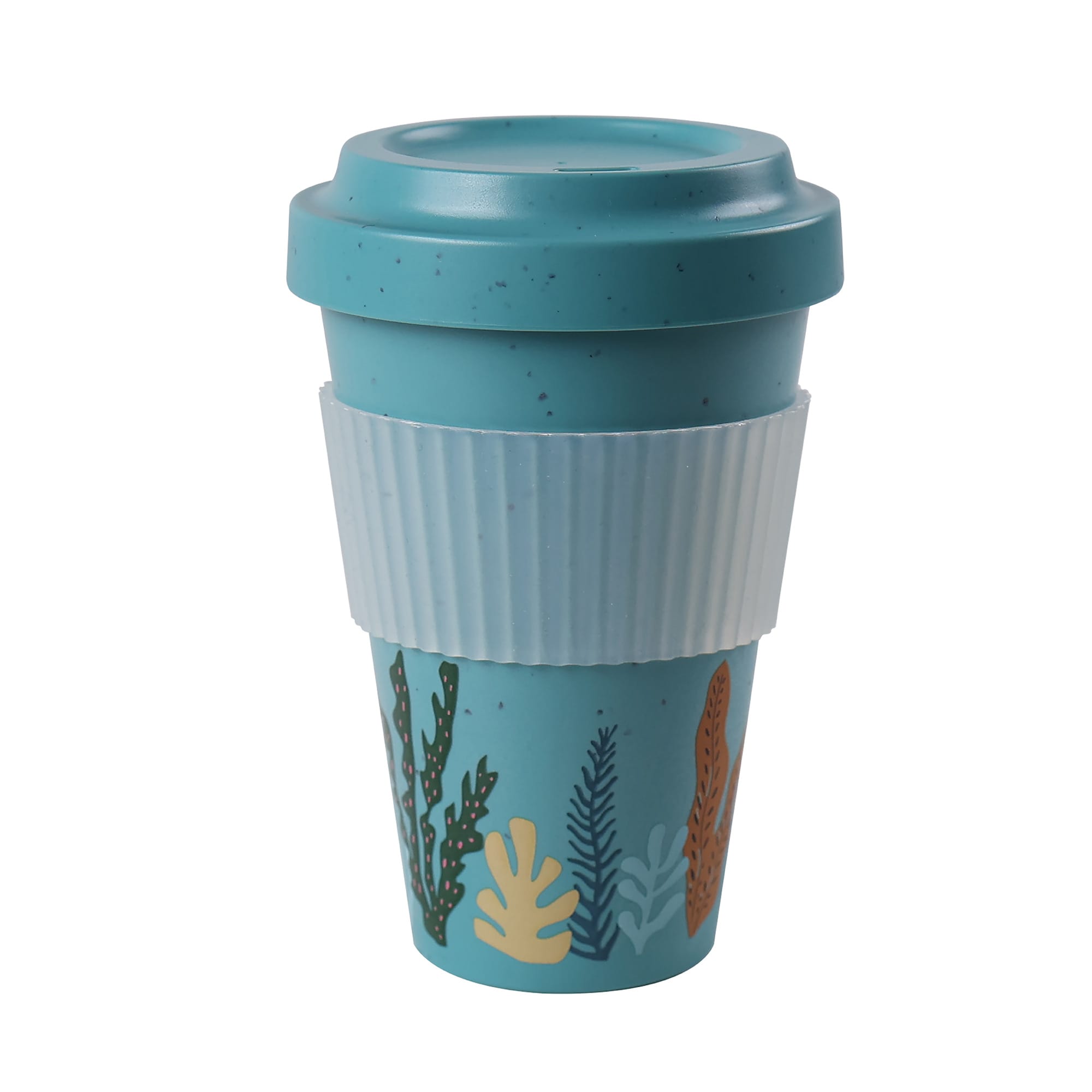 Kaffeebecher to-go, 400 ml, t&uuml;rkis - Bild 1