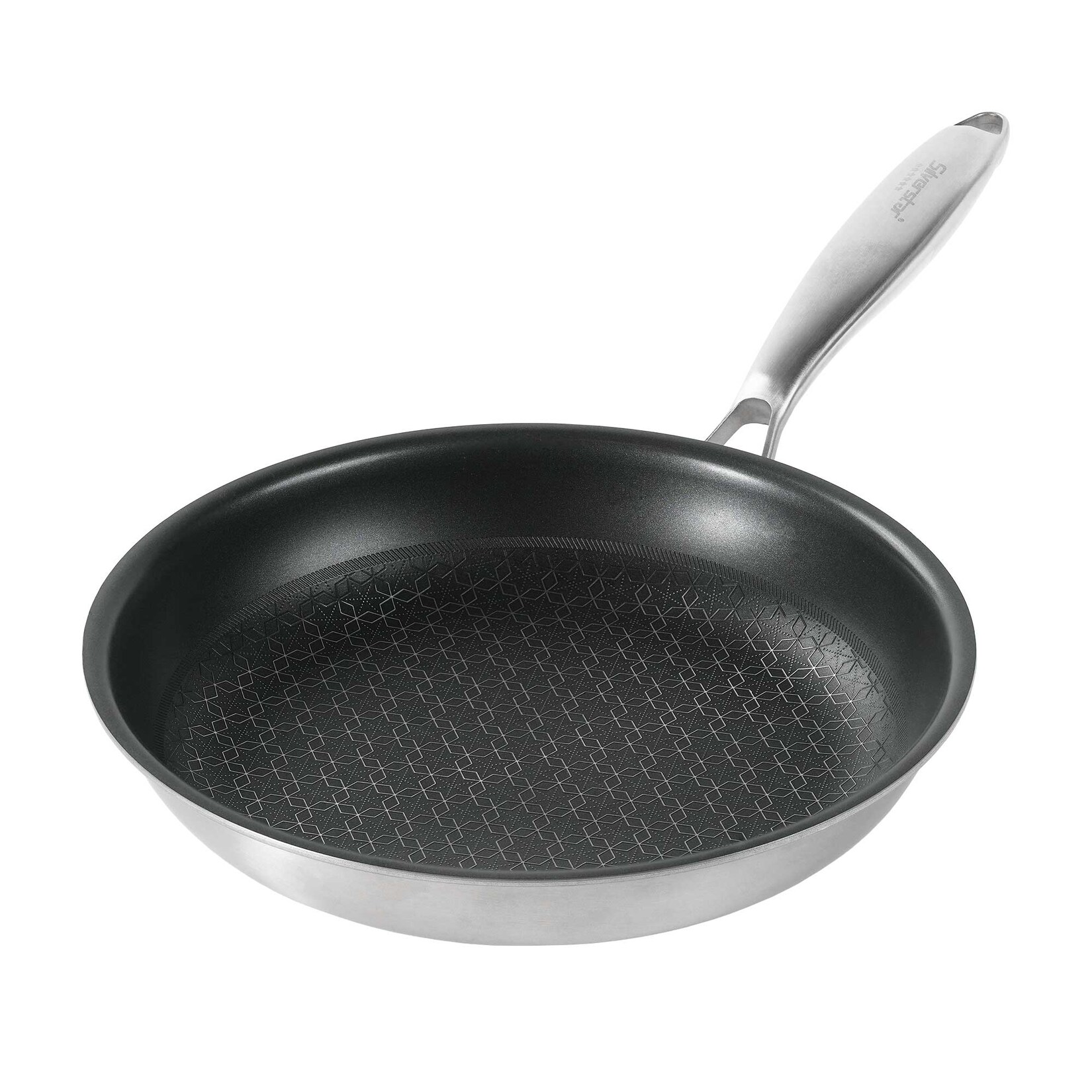Silverstar Edelstahlpfanne 24 cm Wabenstruktur
