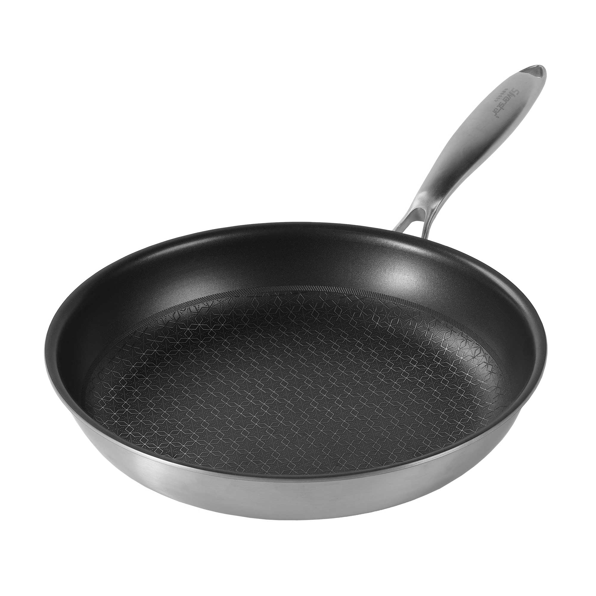 Silverstar Edelstahlpfanne 28 cm Wabenstruktur - Bild 1