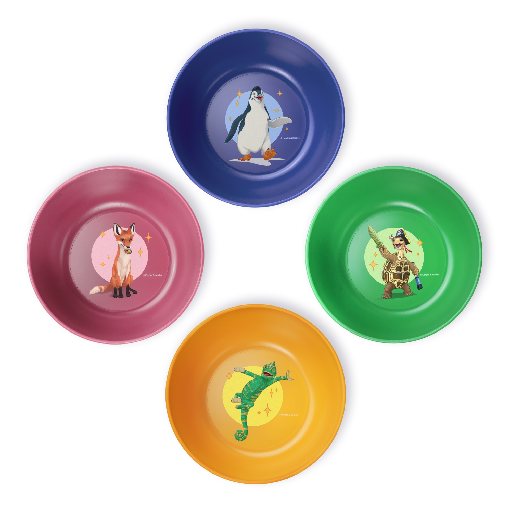 Die Schule der Magischen Tiere 4-teiliges Kinder Sch&uuml;ssel Set 11,5 cm - Bild 1