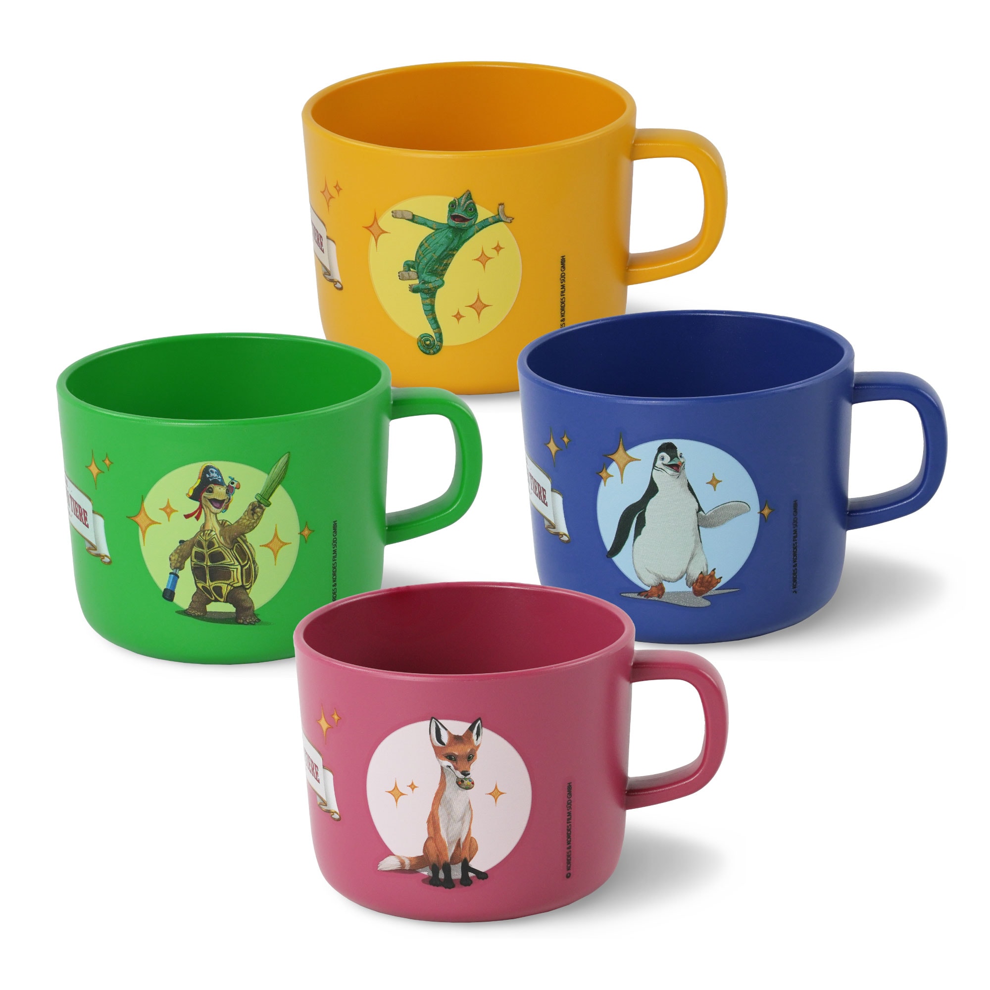 Die Schule der Magischen Tiere 4-teiliges Kinder Tasse Set 250 ml aus rPET - Bild 1