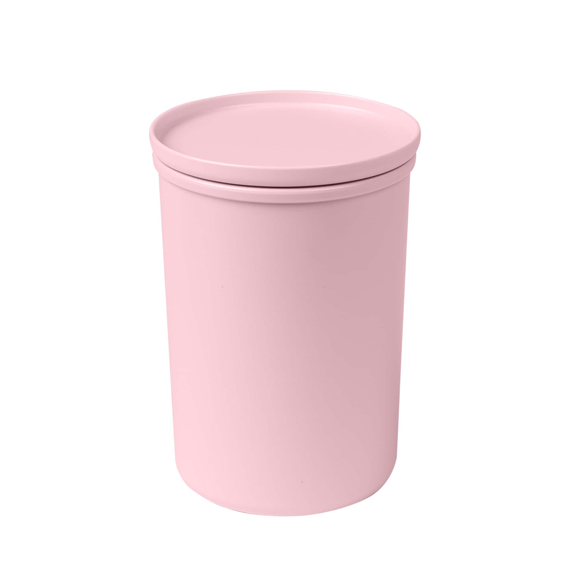 Frischhaltedose rund mit Deckel, luftdicht, 1.000 ml, ros&eacute; - Bild 1