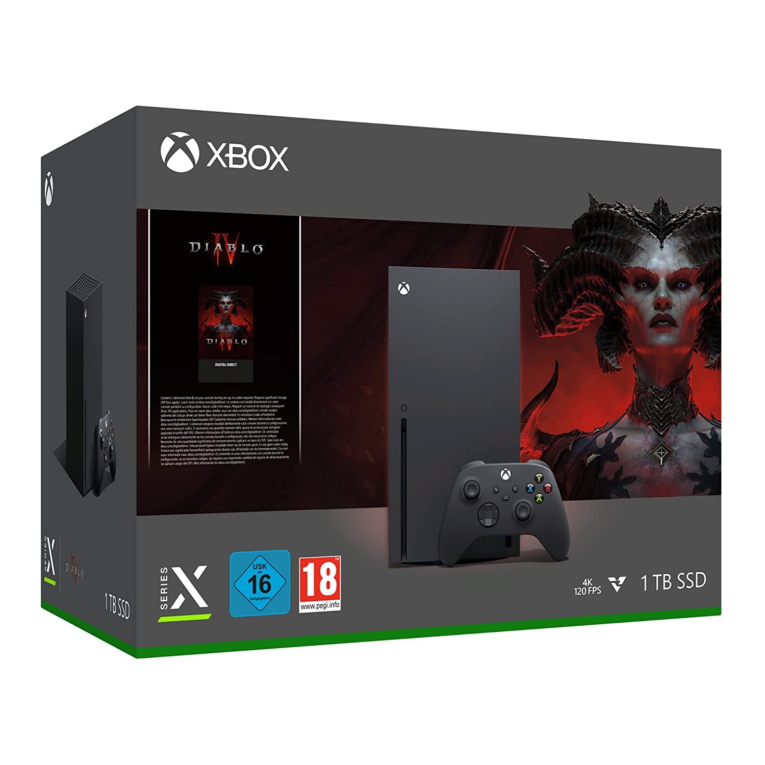 Xbox Series X – Diablo IV Bundle - Spielkonsole - 4K - HDR
