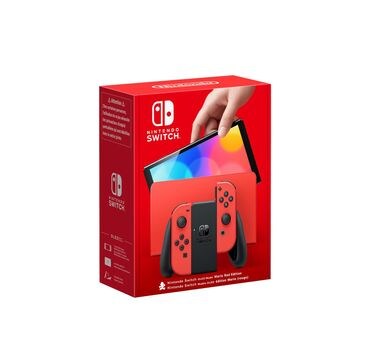 Nintendo Switch (OLED-Modell) – Mario-Edition (rot) | 00045496453633