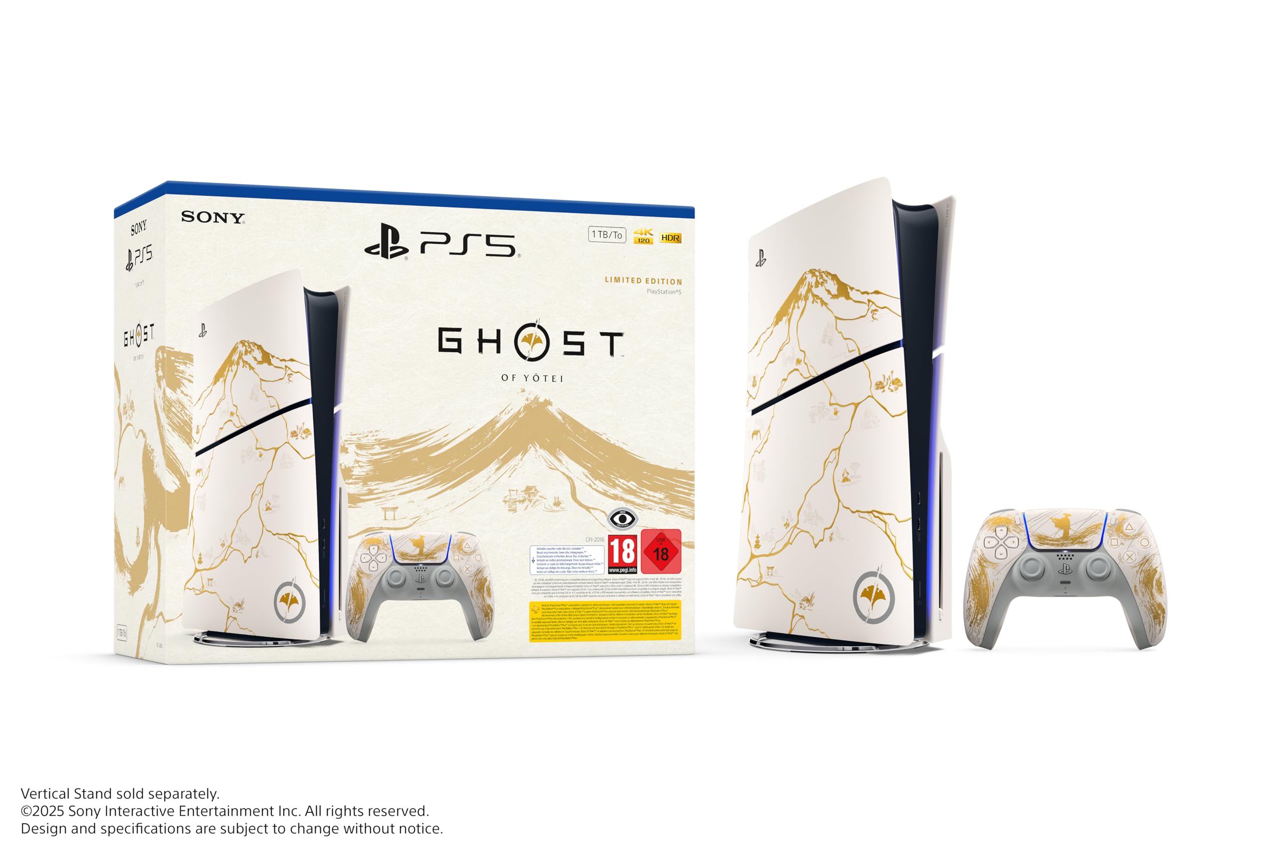 Playstation 5-Konsole Slim - Ghost of Yotei Gold Limited Edition Bundle - Bild 1