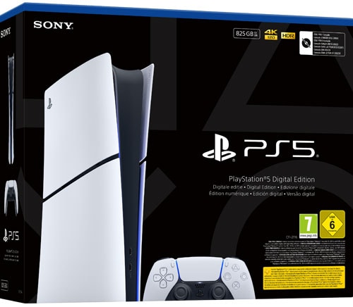 Sony PlayStation 5 Slim Konsole - Digital Version - 825 GB - E-Chassis - Bild 1