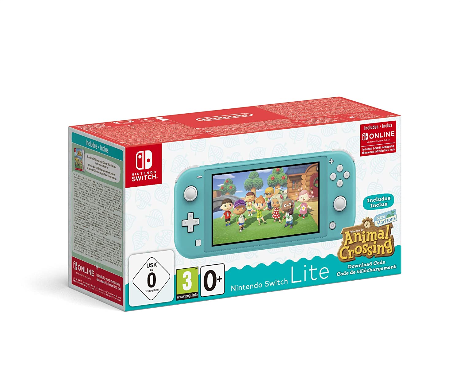 Nintendo Switch Lite T&uuml;rkis & Animal Crossing: New Horizons-Edition - Bild 1