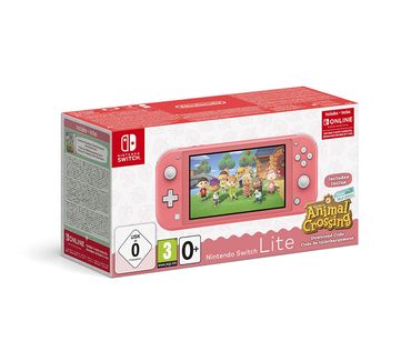 Nintendo Switch Lite Koralle & Animal Crossing: New Horizons-Edition - Bild 1