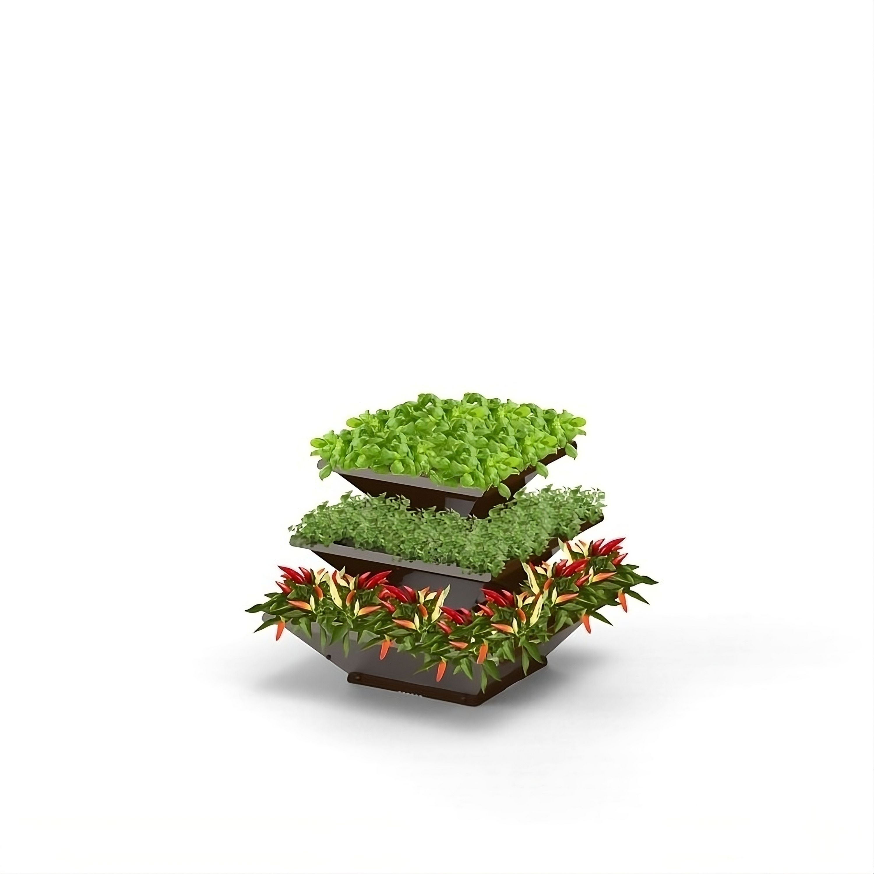 Hochbeet "HighBeet" Rock 3 Ebenen - Bild 1