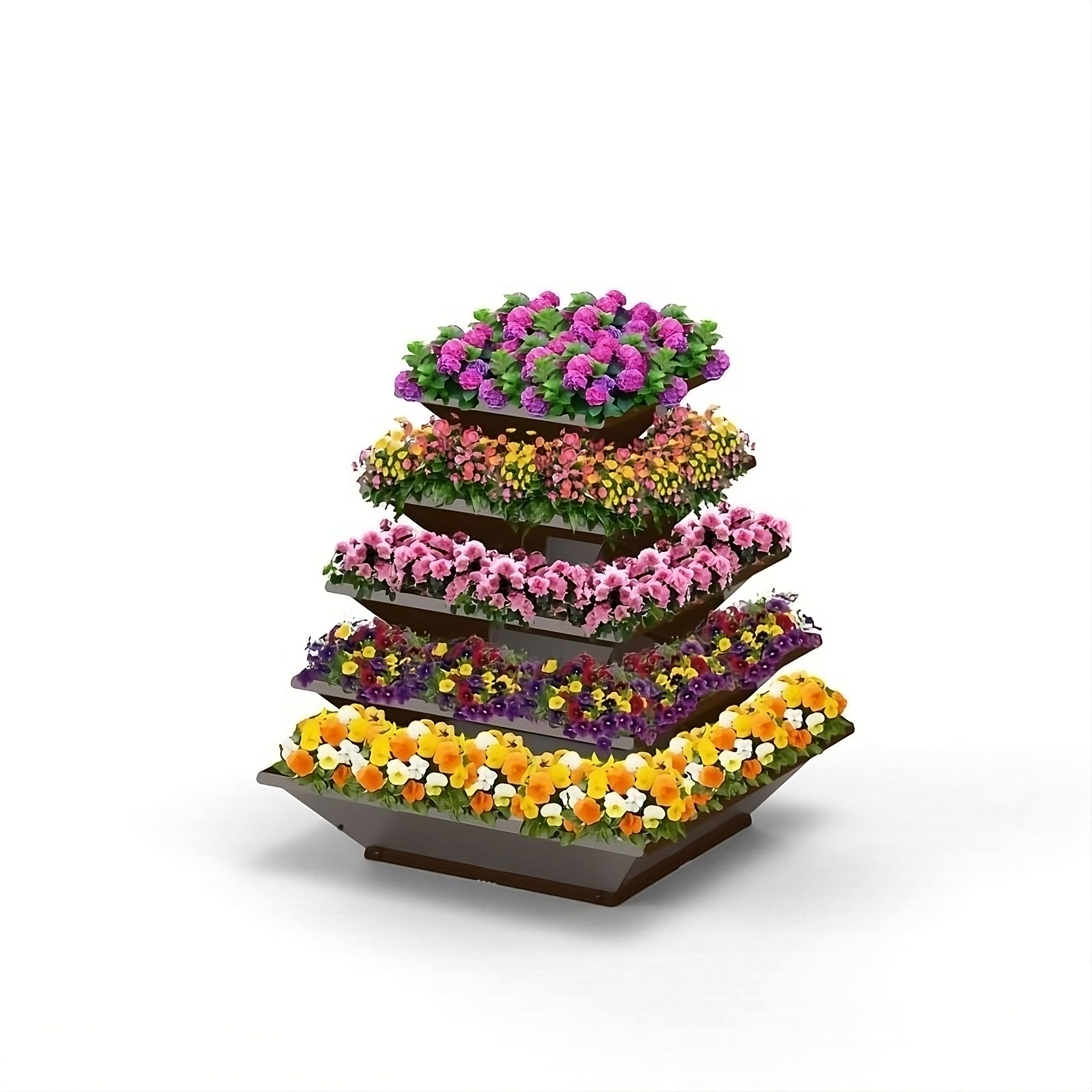 Hochbeet "HighBeet" Rock 5 Ebenen - Bild 1