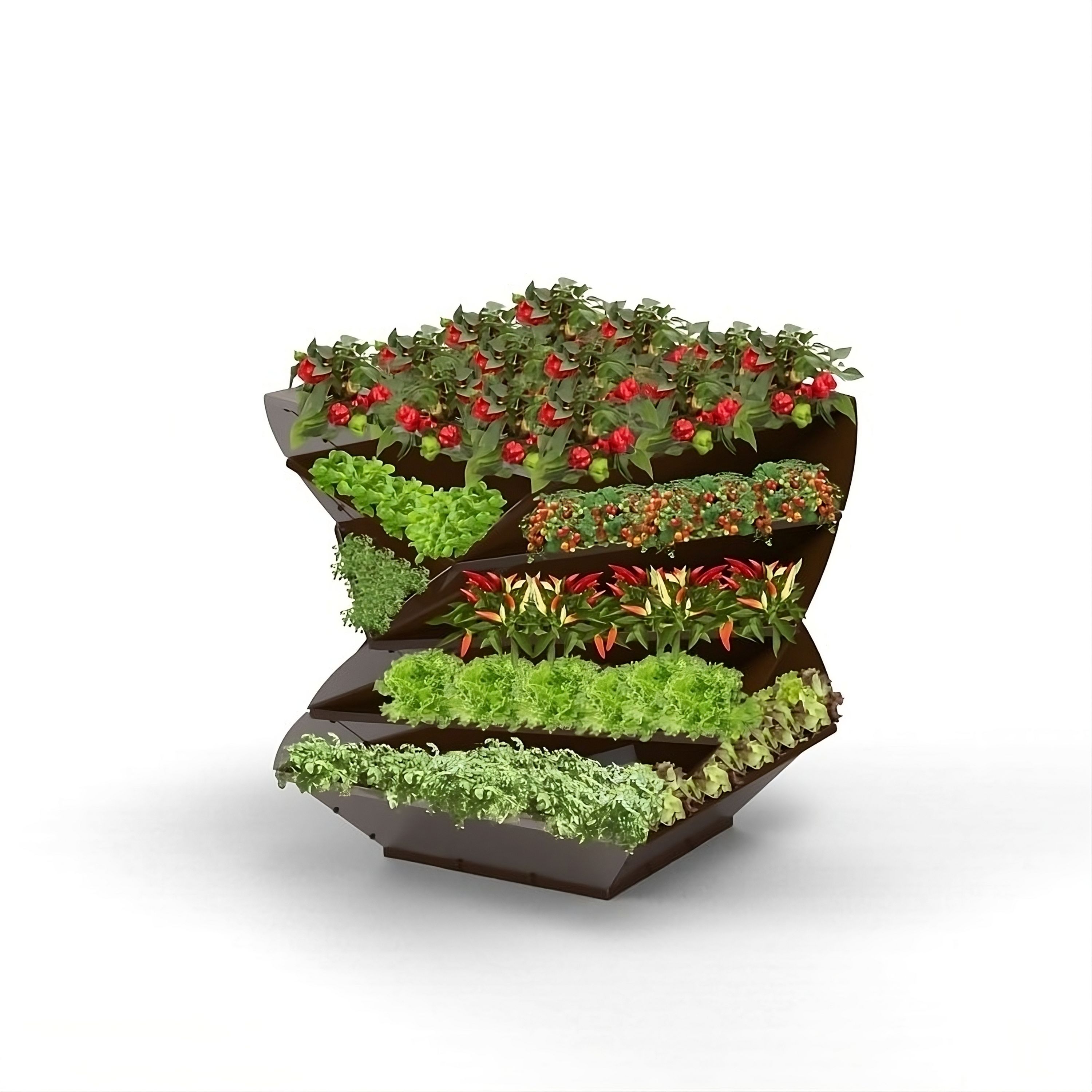 Hochbeet "HighBeet" Twist Fine 5 Ebenen - Bild 1