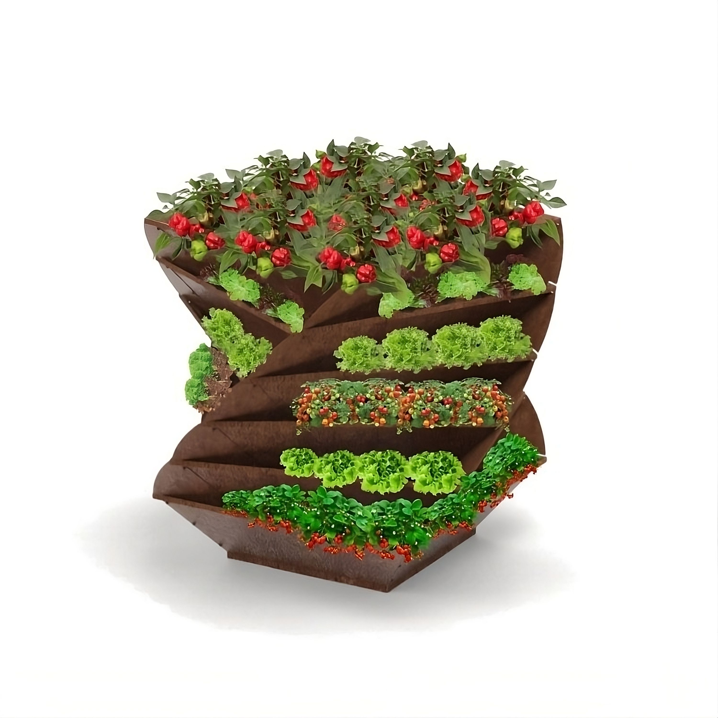 Hochbeet "HighBeet" Twist Fine 6 Ebenen - Bild 1