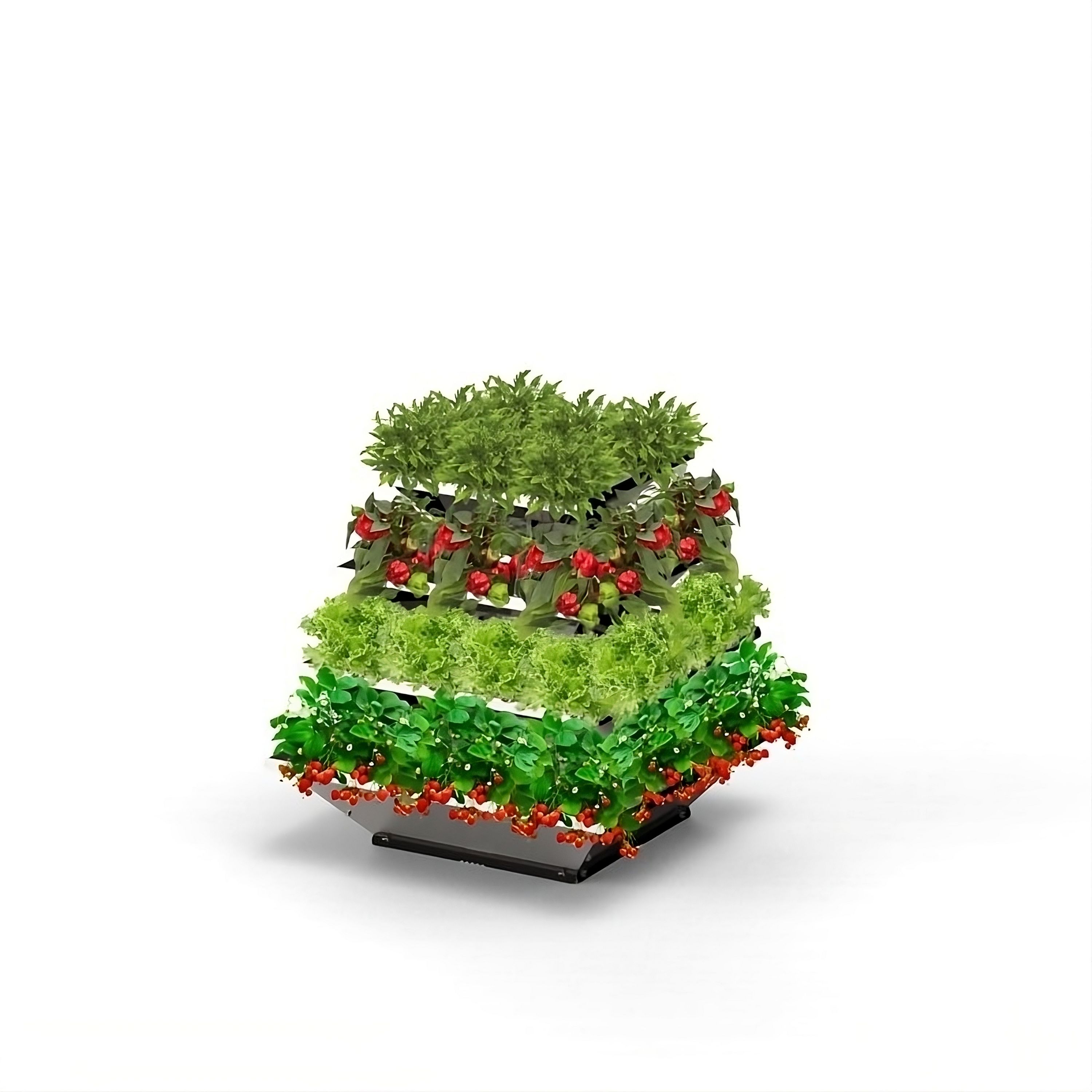 Hochbeet "HighBeet" Rock 4 Ebenen - Bild 1