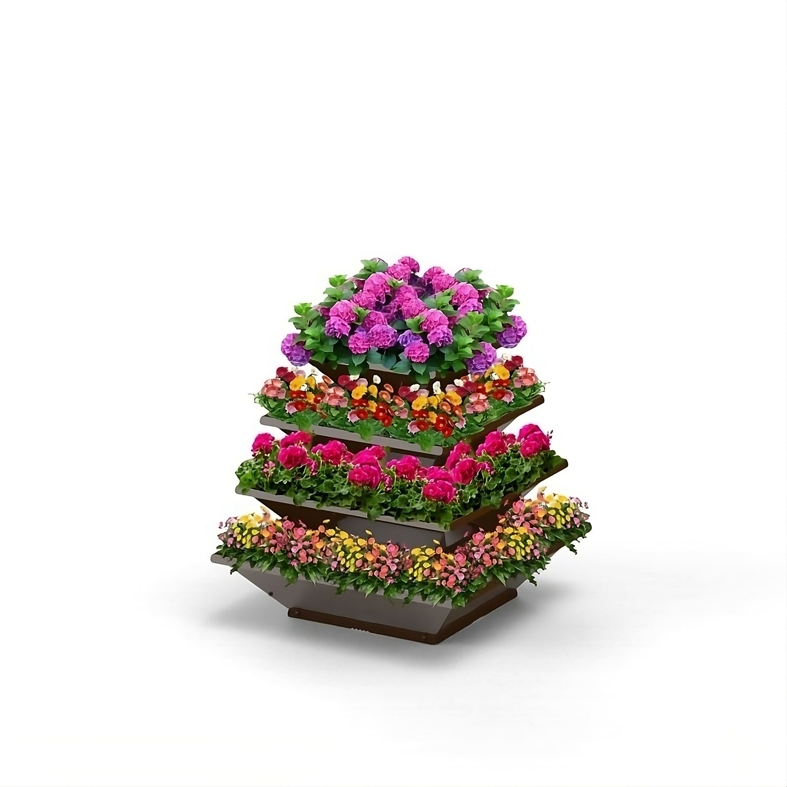 Hochbeet "HighBeet" Rock 4 Ebenen - Bild 1