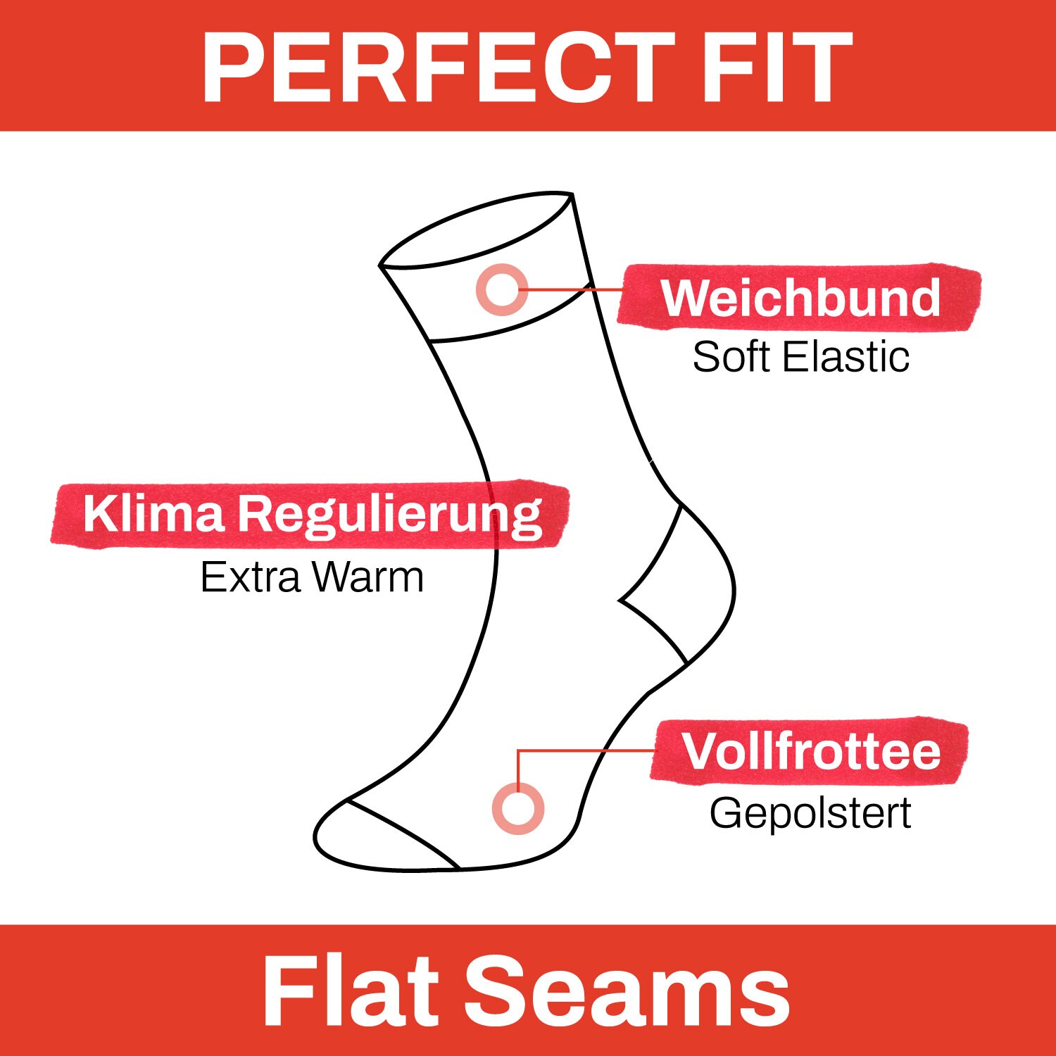 Chili Lifestyle Thermosocken KRISTALL 3 Paar super warm  Winter - Bild 1