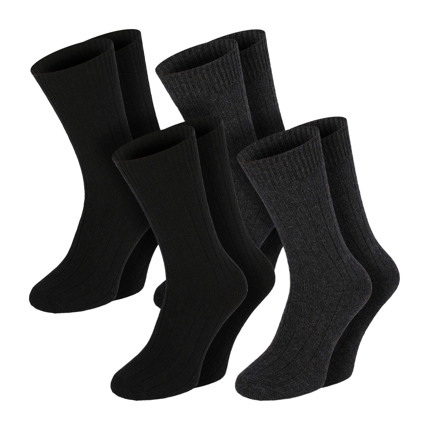 Chili Lifestyle Wollsocken ALPAKA super warm 4 Paar Weichbund Winter - Bild 1