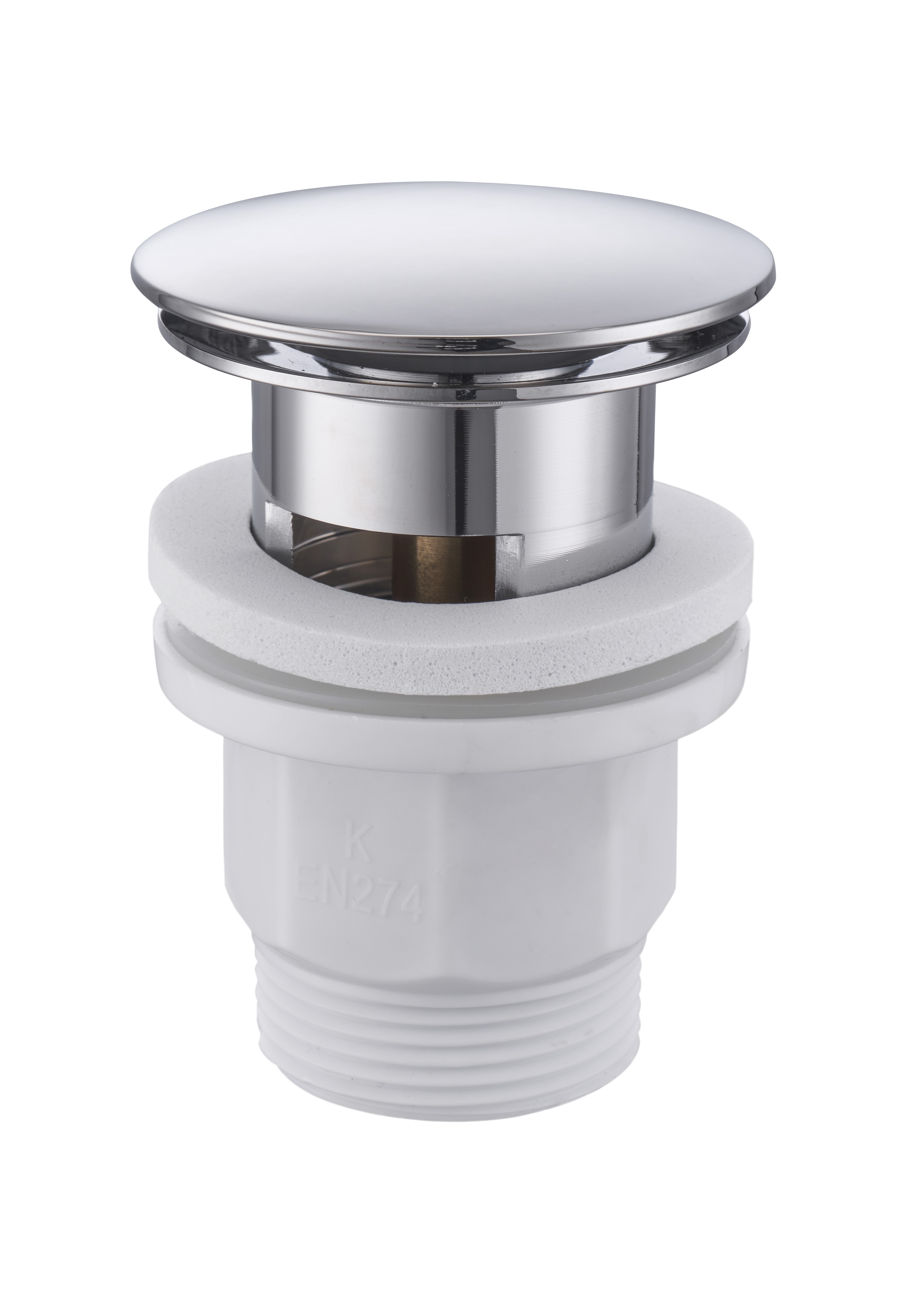 WELLBAD Ablaufgarnitur ATHENA - Pop-up-Ventil f&uuml;r Waschbecken - Chrom - Bild 1
