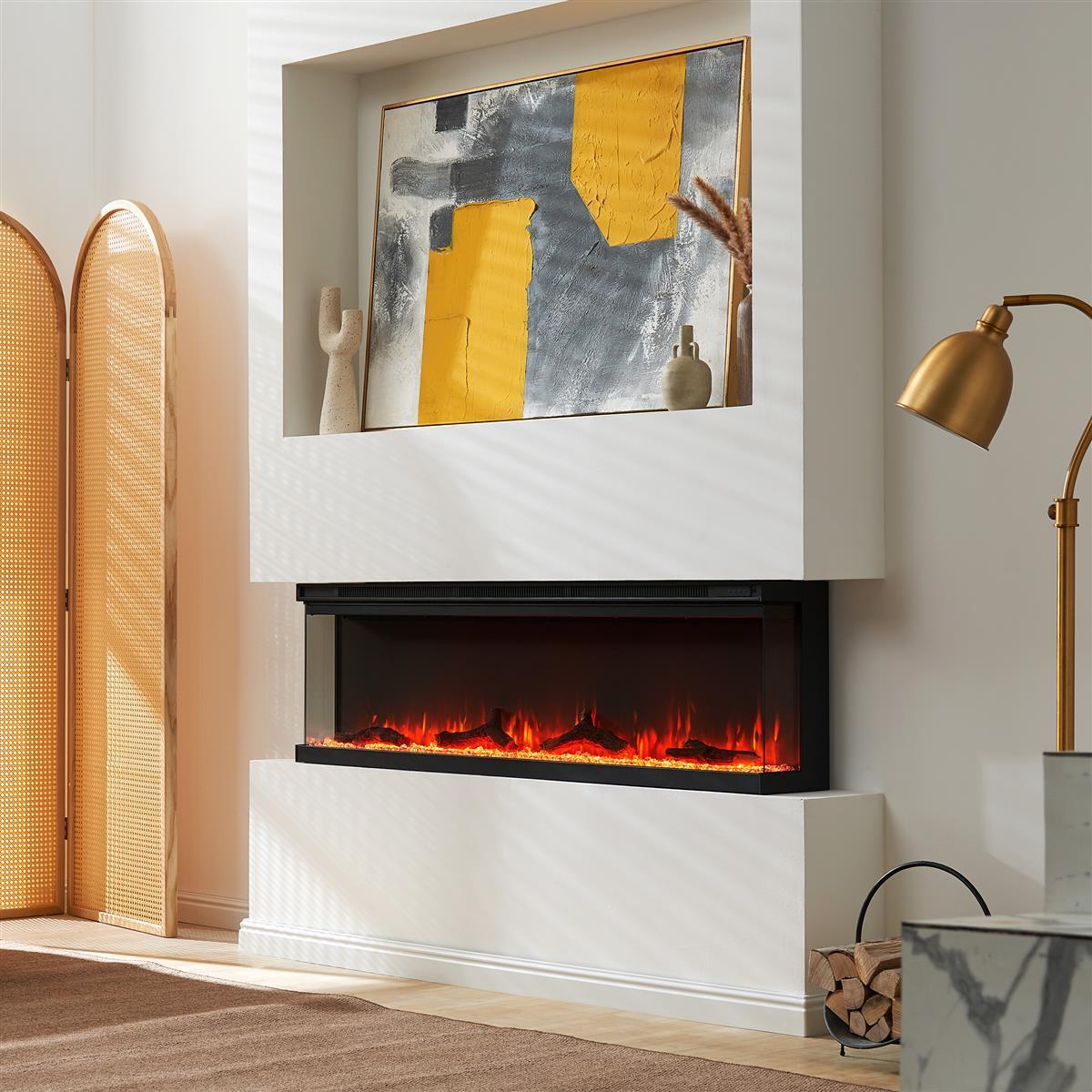 BALDERIA Elektrokamin  pure Orson 60 - Wand, Einbau, Heizung 1800 W - Bild 1