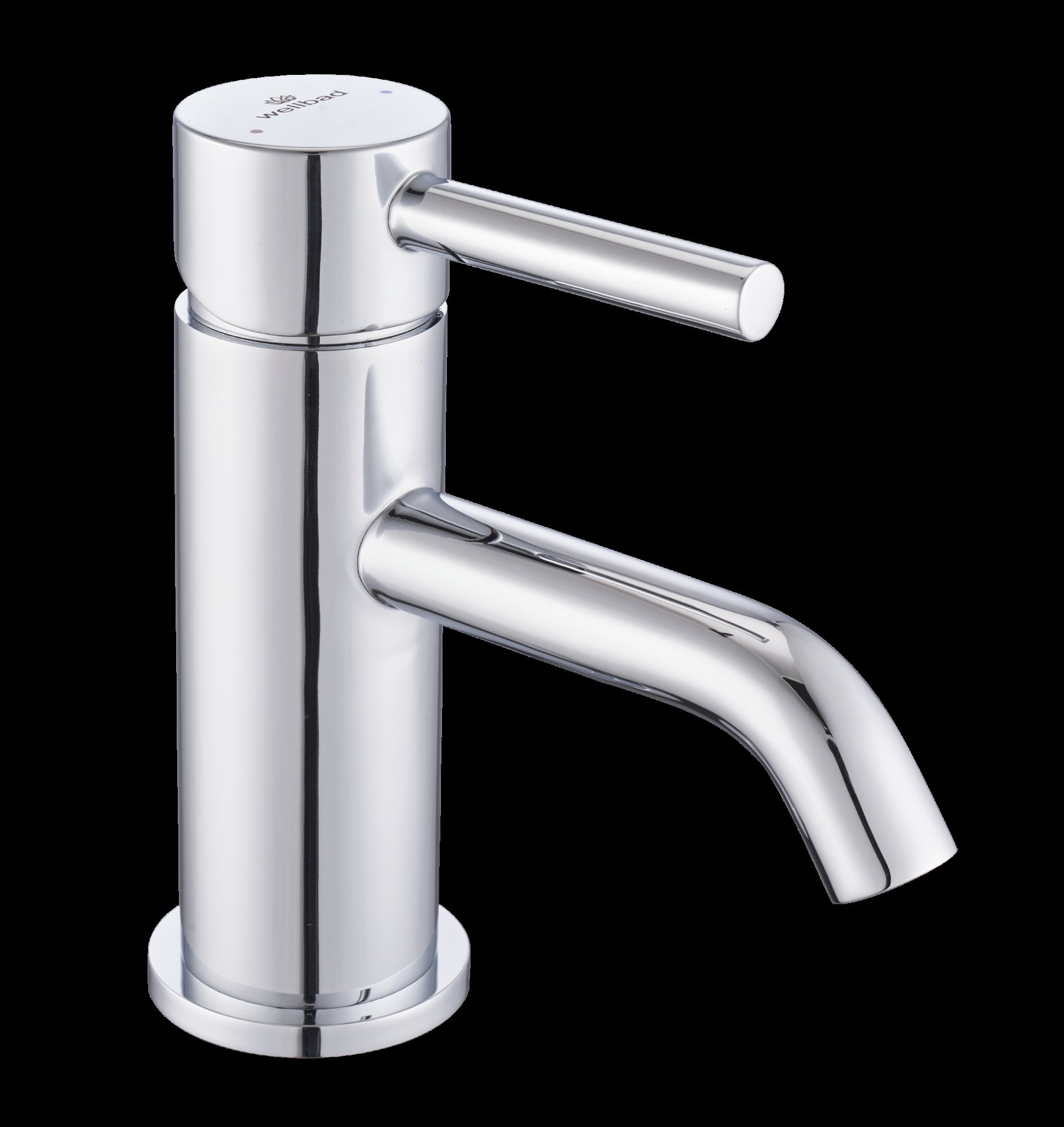 WELLBAD Waschtischmischer OCEANA Chrom 4MS Messing f&uuml;r Bad - Bild 1