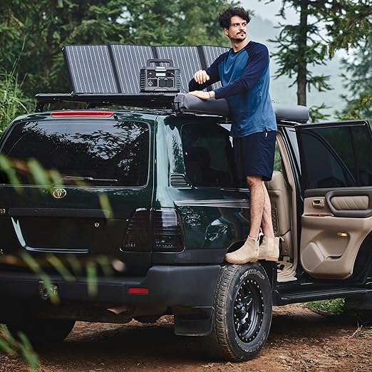 BALDERIA Power Set - Powerstation 300W, faltbares Solarpanel 200W - Bild 1