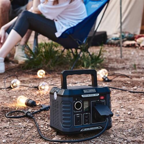 BALDERIA  Power Cube 300W – Tragbare Powerstation 231Wh, Stromspeicher | 04262354946618