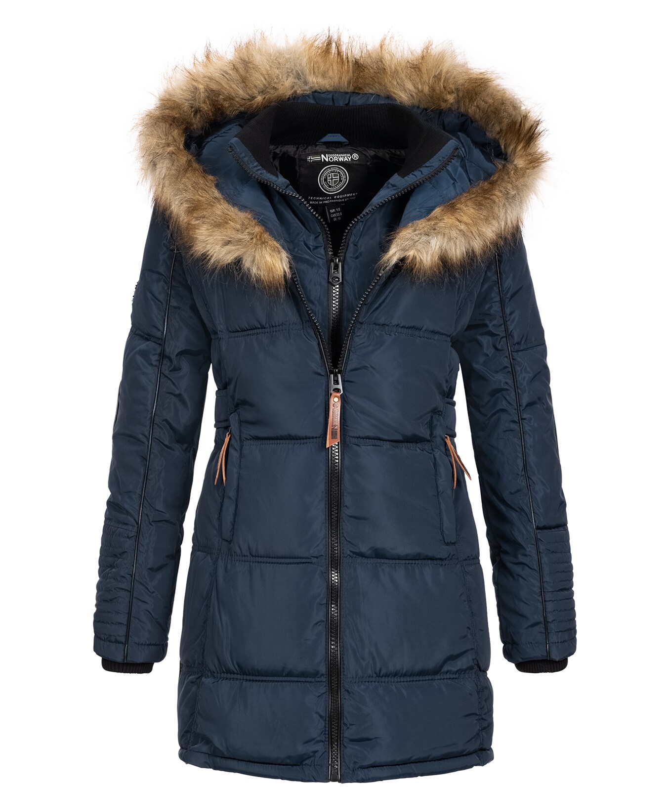 Geographical Norway Winterjacke mit Kapuze Regular Fit