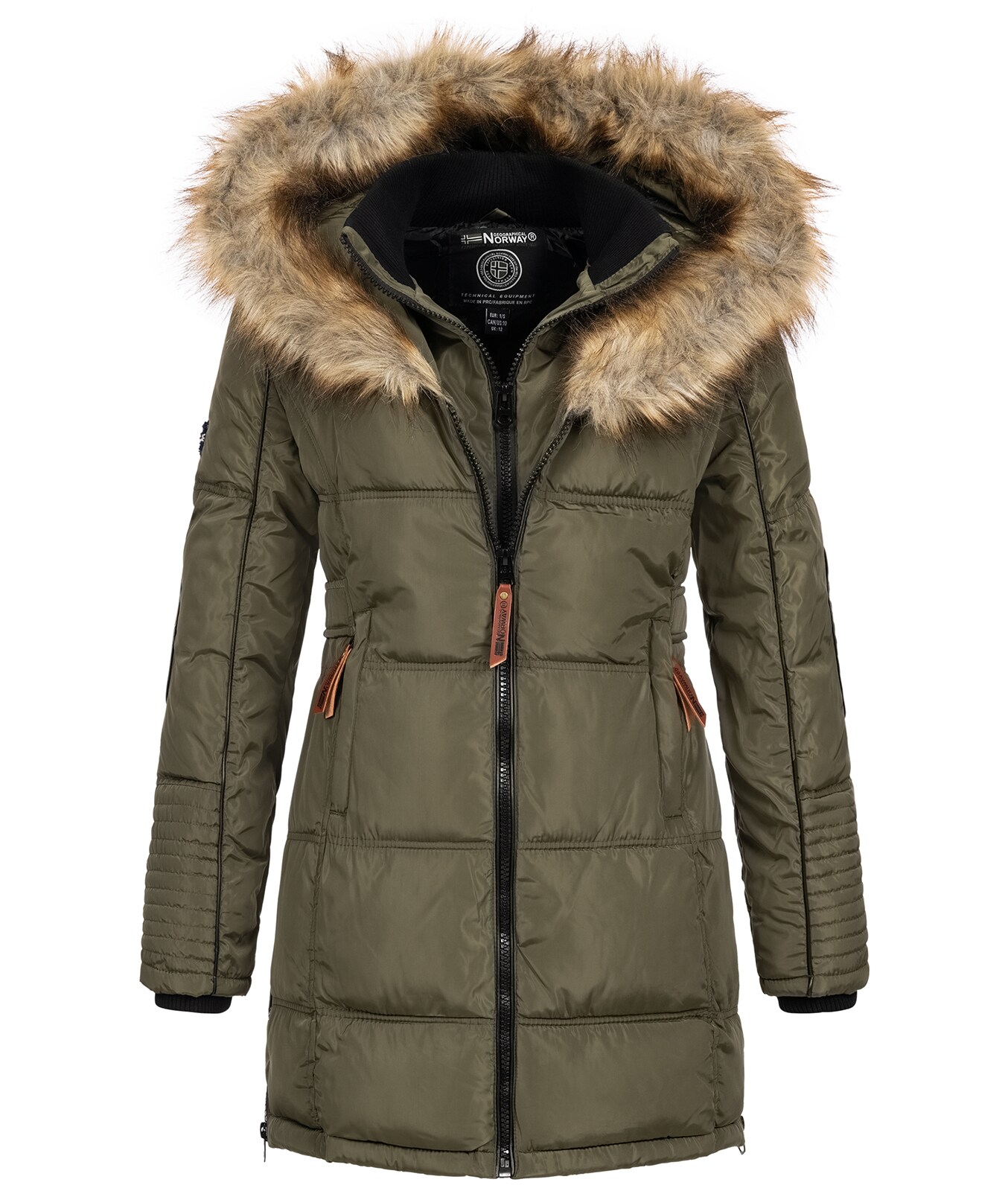 Geographical Norway Winterjacke mit Kapuze Regular Fit