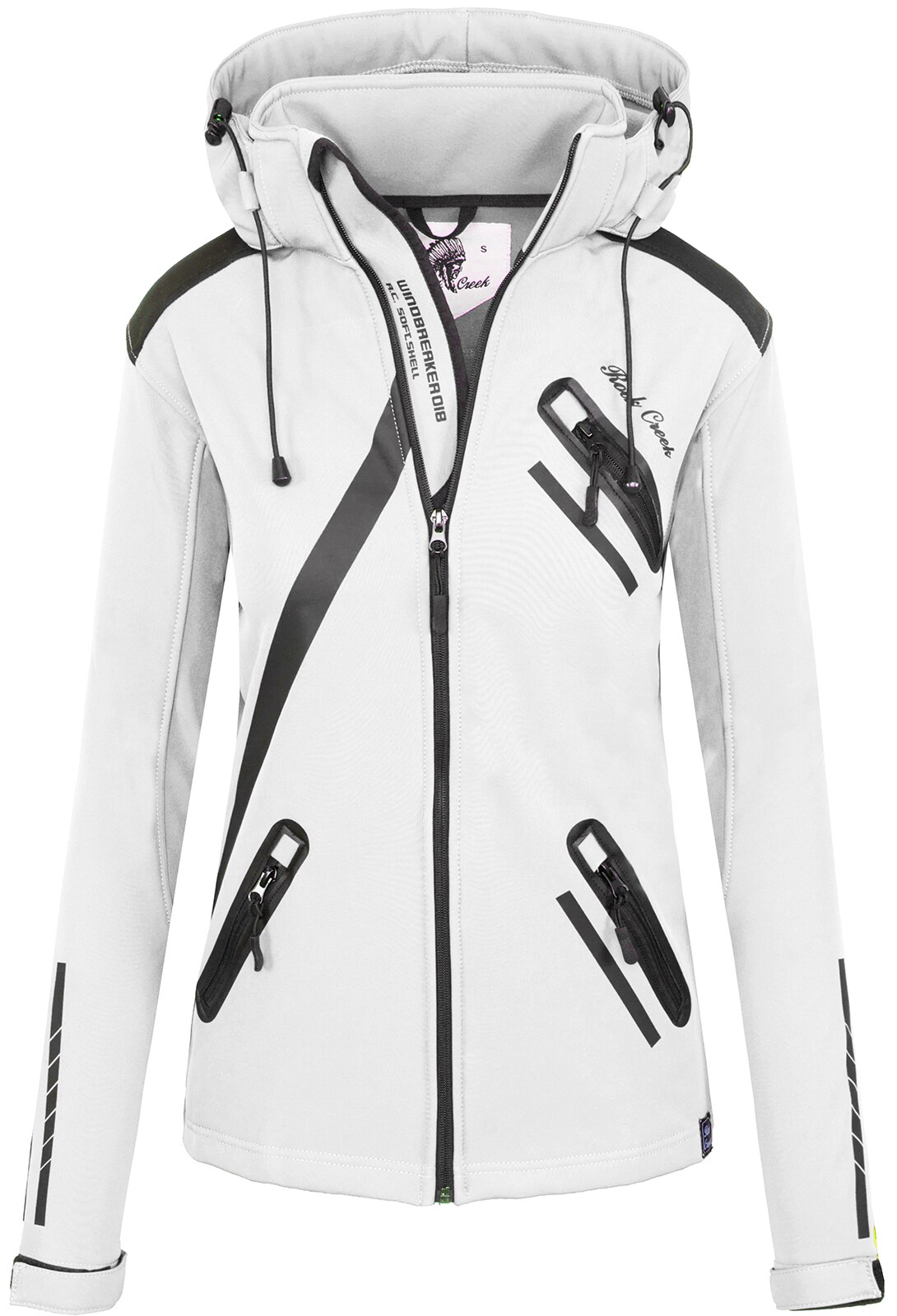 Rock Creek Jacke Softshelljacke Regular Fit