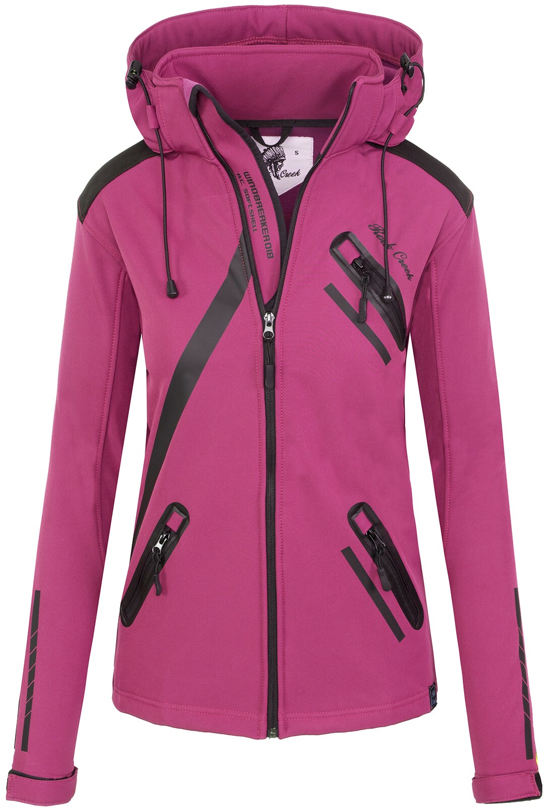 Rock Creek Jacke Softshelljacke Regular Fit