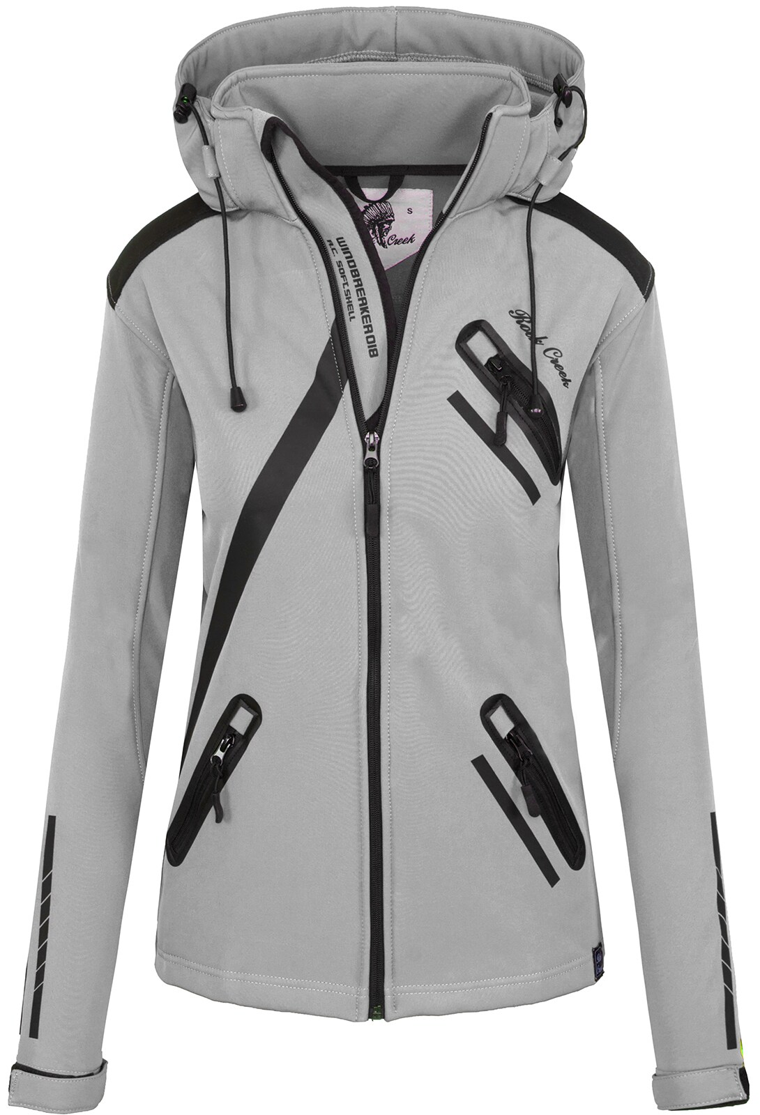 Rock Creek Jacke Softshelljacke Regular Fit