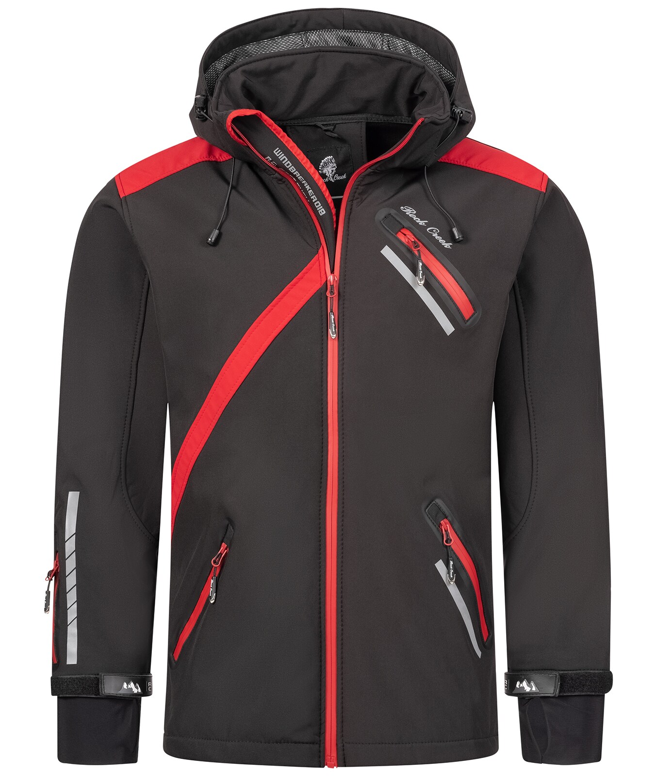 Rock Creek Jacke Softshelljacke Regular Fit