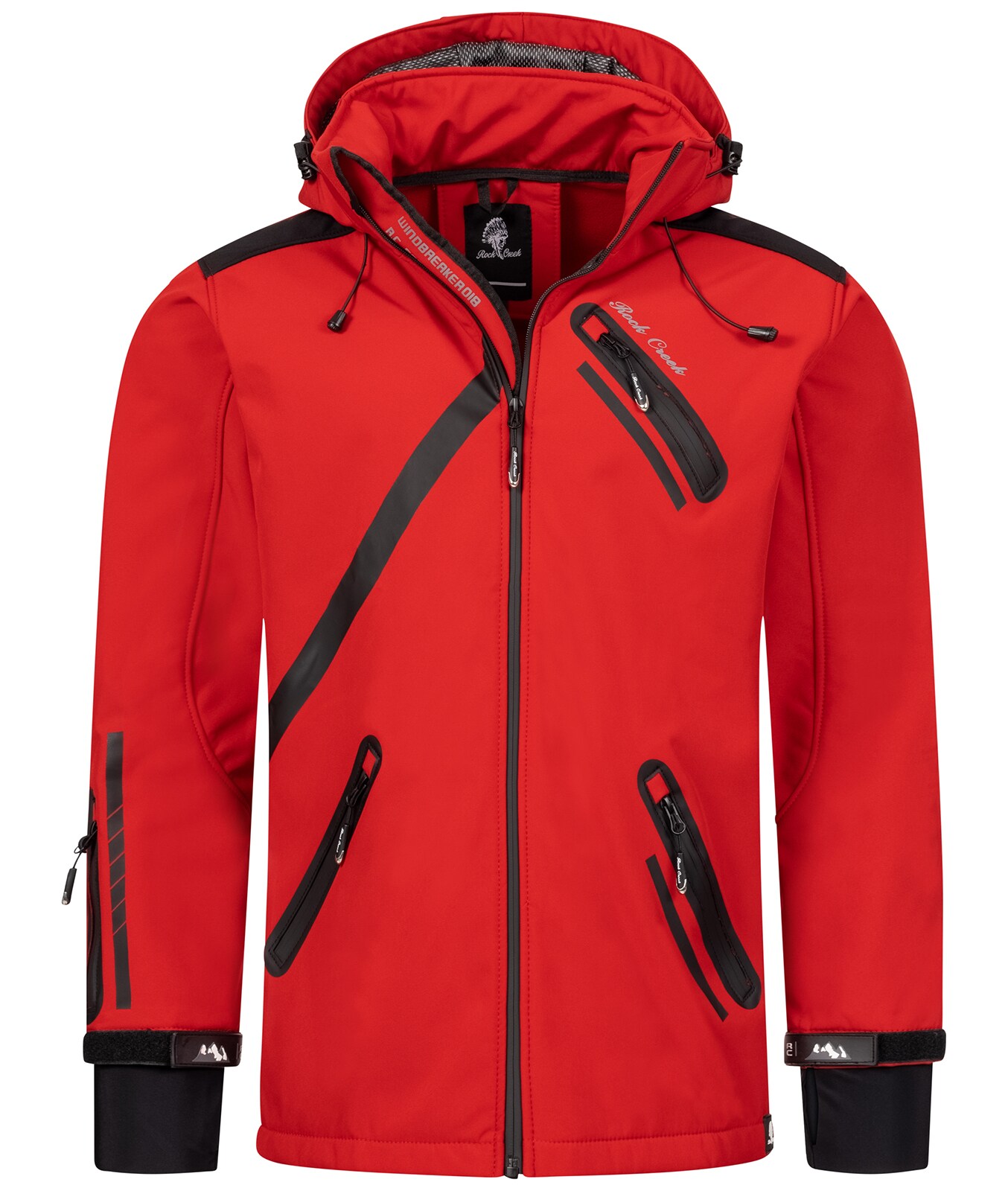 Rock Creek Jacke Softshelljacke Regular Fit