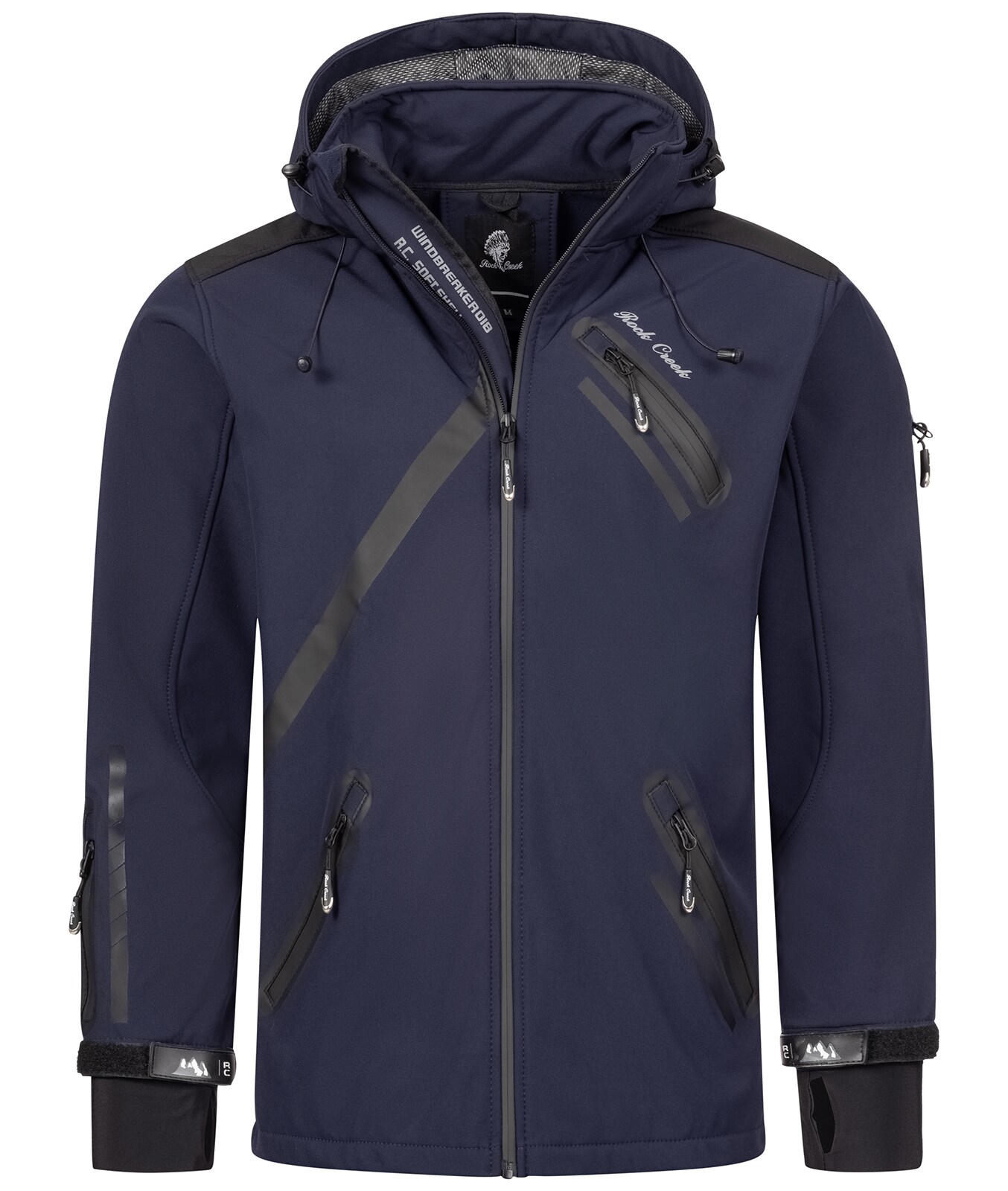 Rock Creek Jacke Softshelljacke Regular Fit