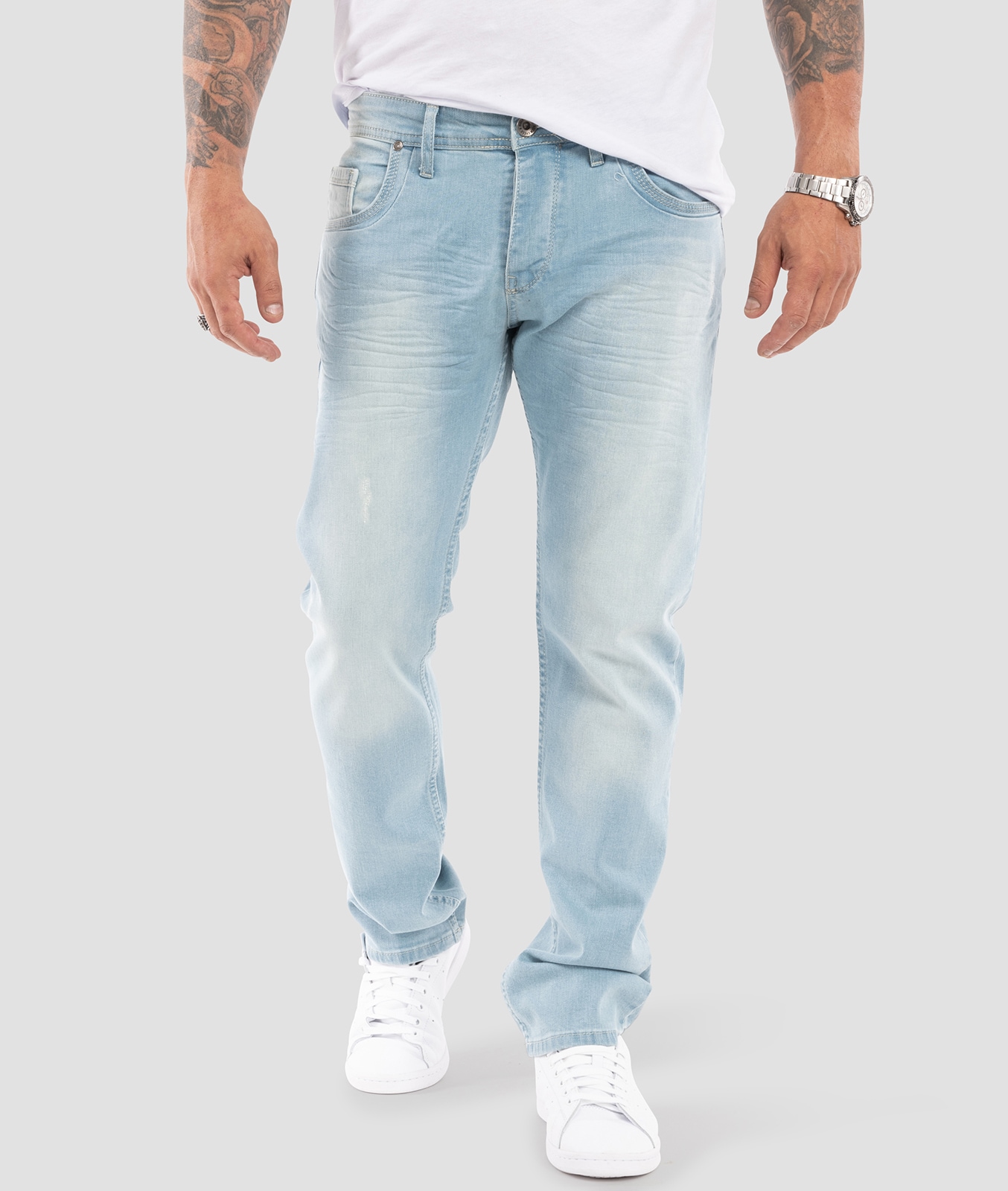 Rock Creek Jeans Regular Fit Hellblau - Bild 1