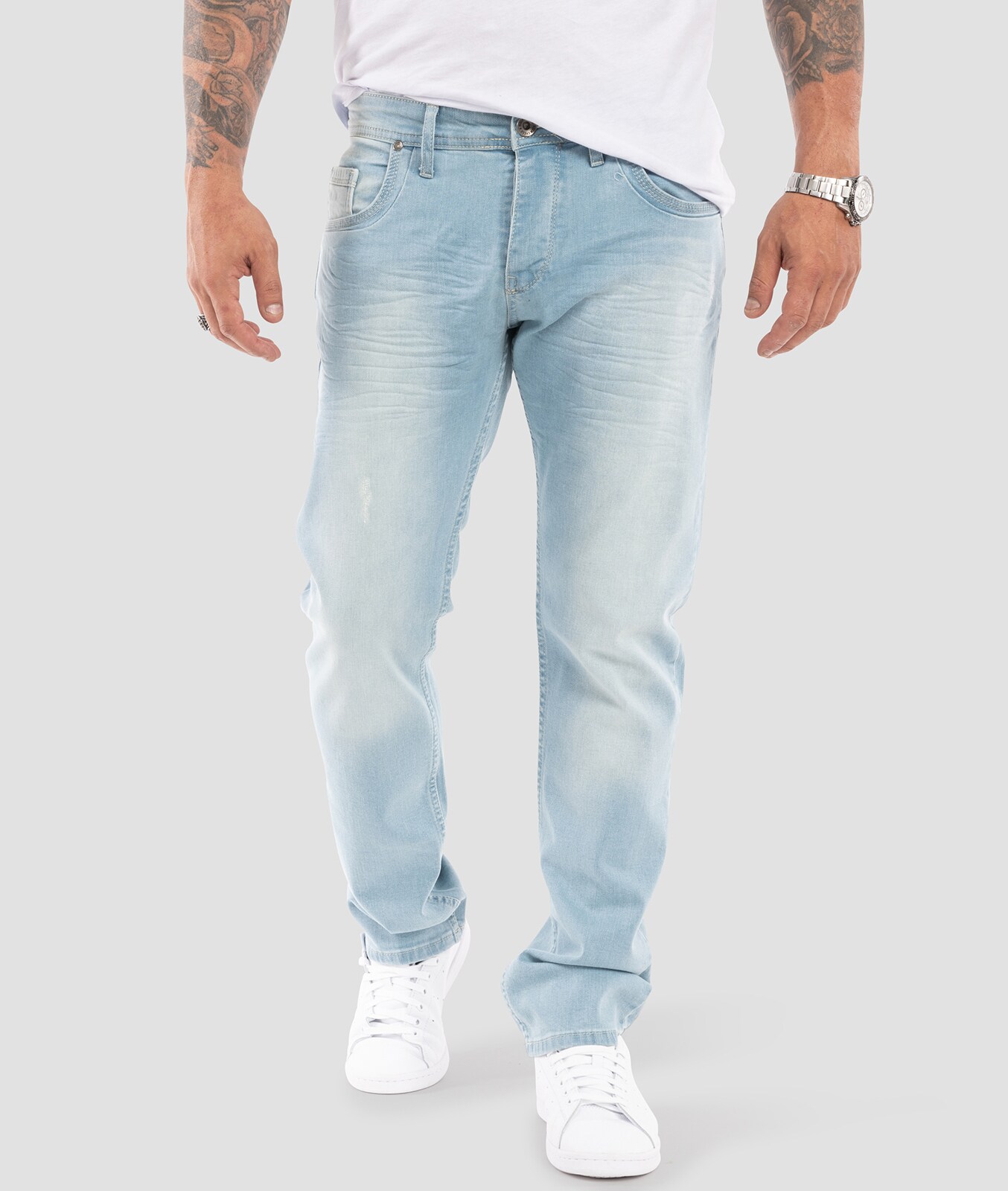 Rock Creek Jeans Regular Fit Hellblau